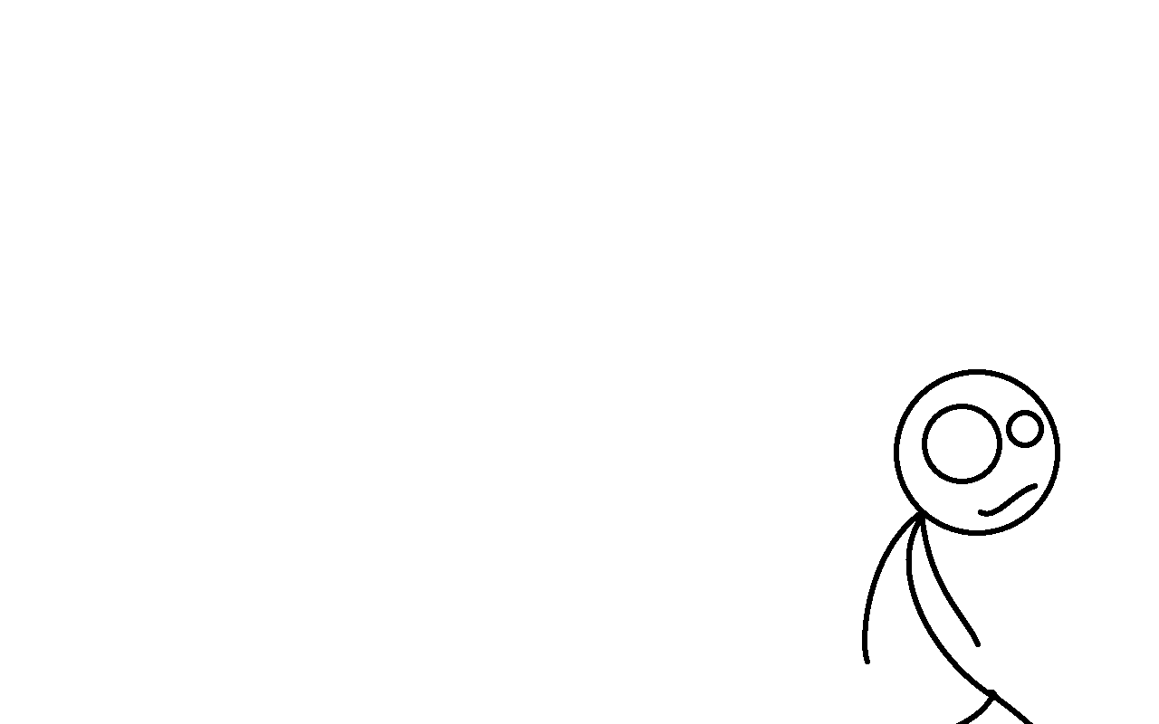 1280x800 Stick Man Wallpaper