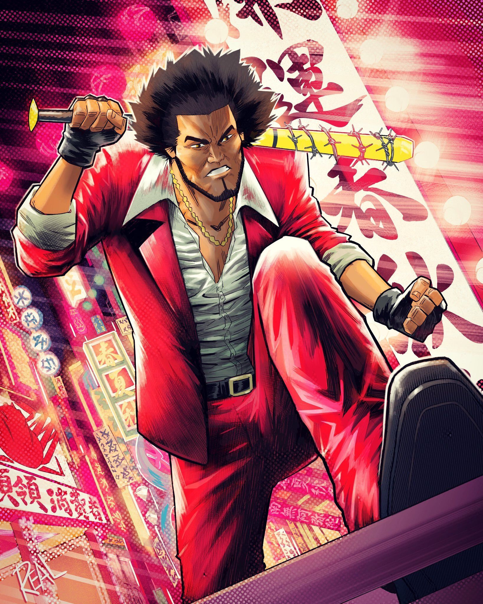 1638x2048 Ichiban Kasuga runs the Yakuza Final Boss Gauntlet?