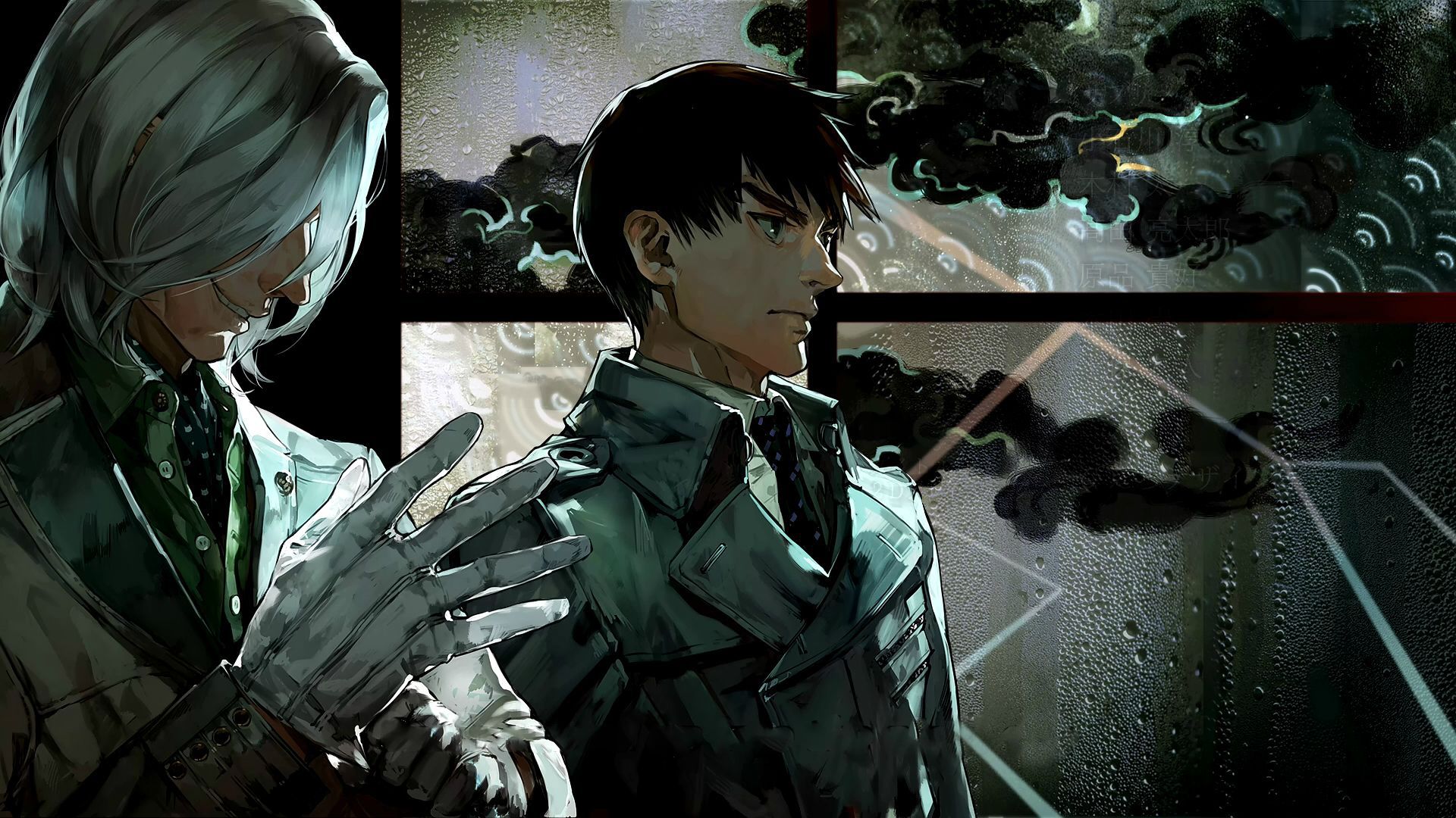 1920x1080 Wallpaper anime, anime, Tokyo Ghoul, Tokyo Ghoul, Kureo Mado, Koutarou Amon for mobile and desktop, section сэйнэн, resolution 1920x1080