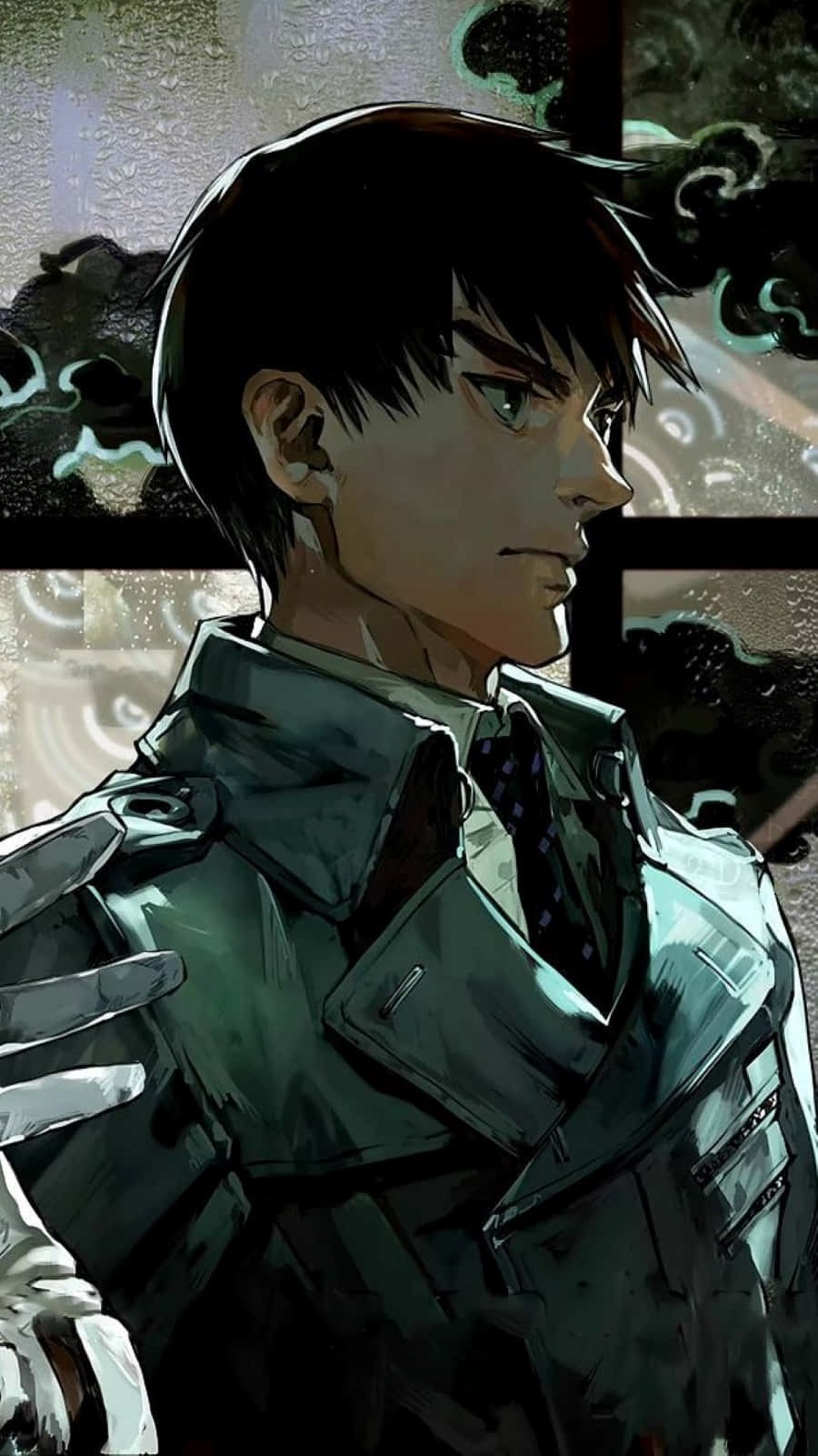 900x1601 Download Koutarou Amon in a Powerful Stance Wallpaper