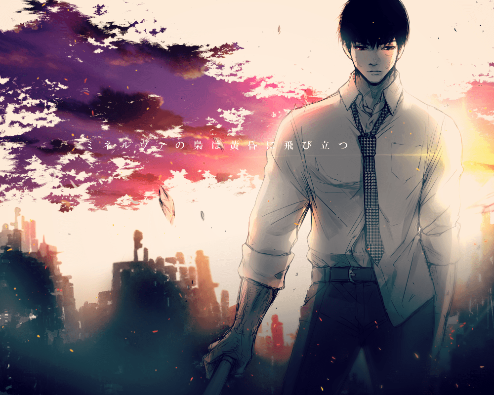 1000x800 Amon Koutarou Ghoul by 96tkg Anime Image Board