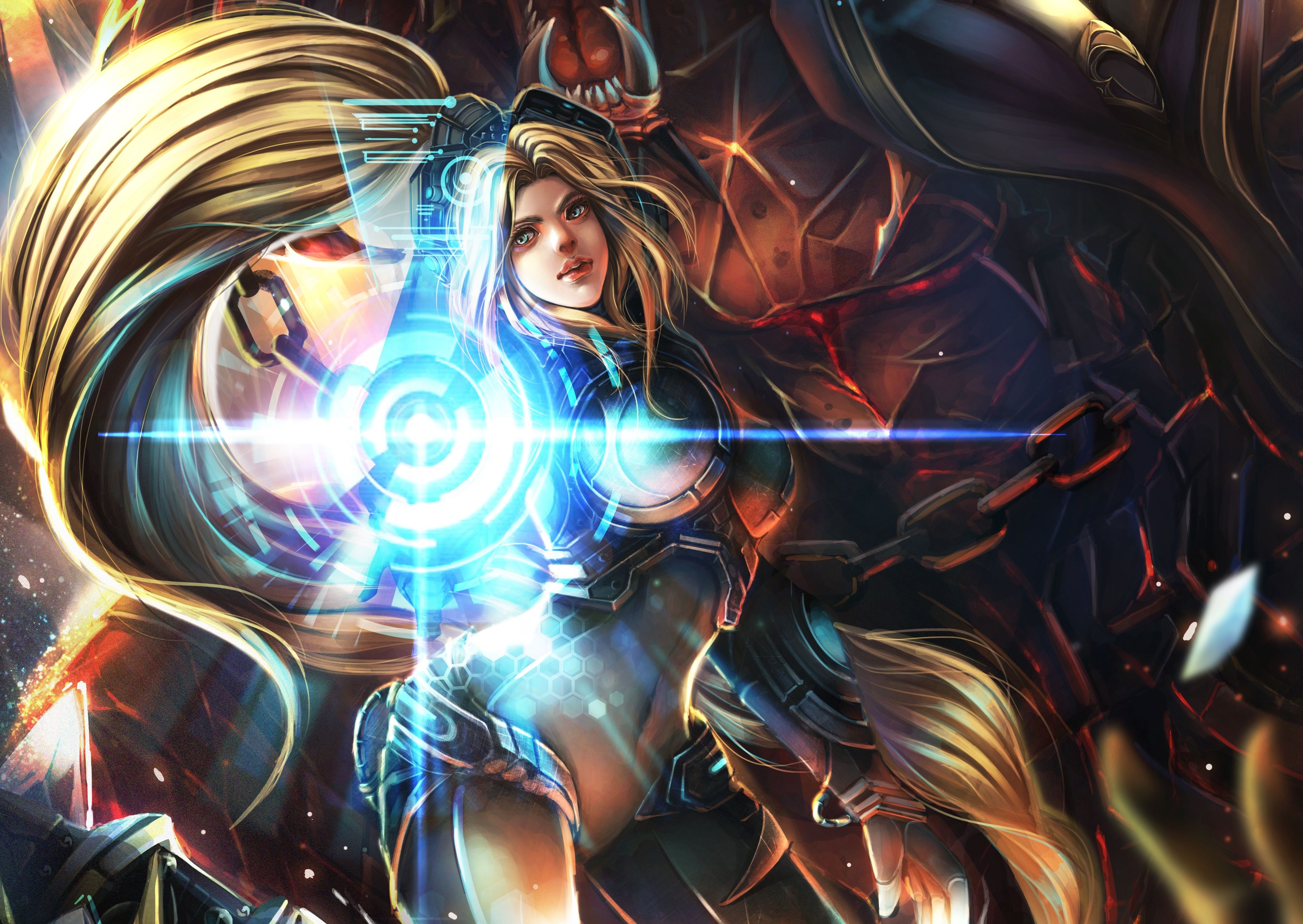 4000x2836 Wallpaper starcraft, Nova, Heroes of the Storm, nova terra for mobile and desktop, section игры, resolution 4000x2836