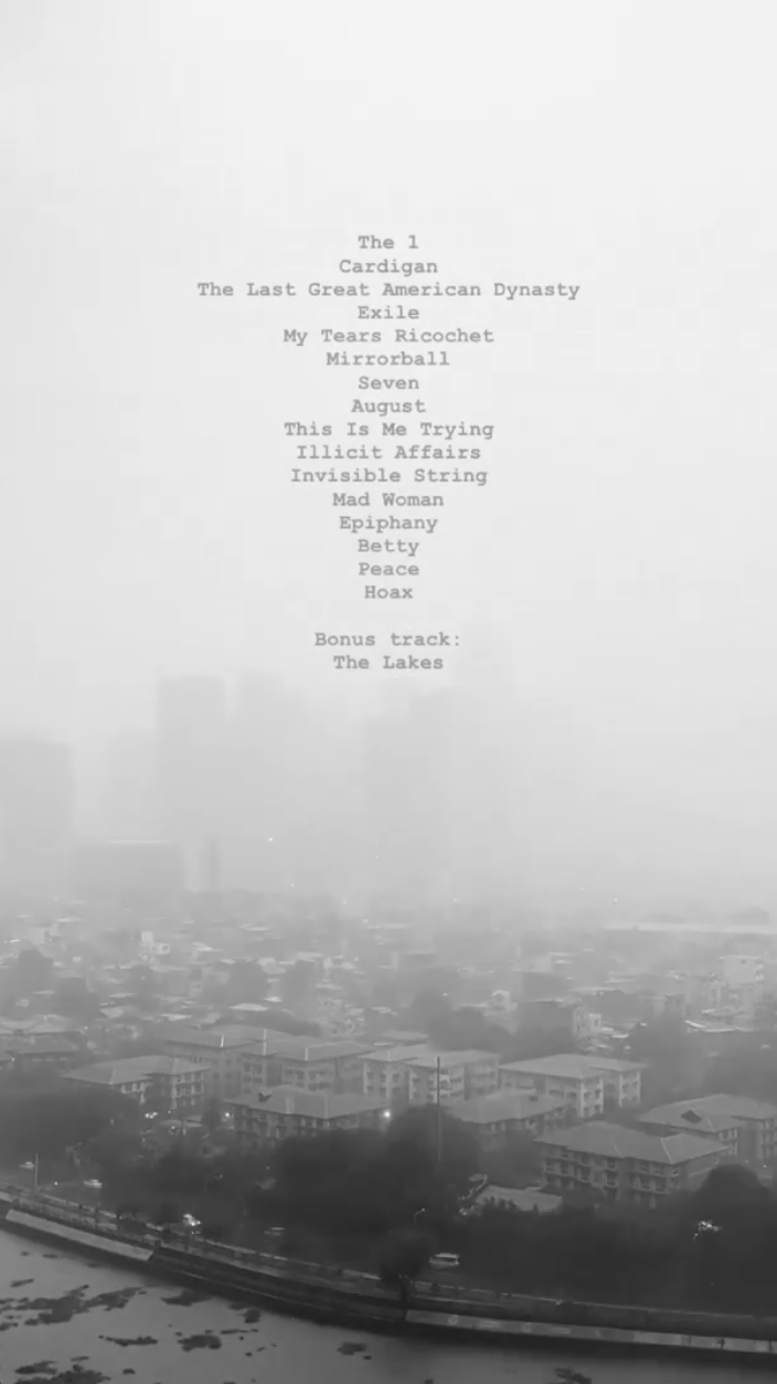 704x1253 The places you've been to while listening to Folklore at home
