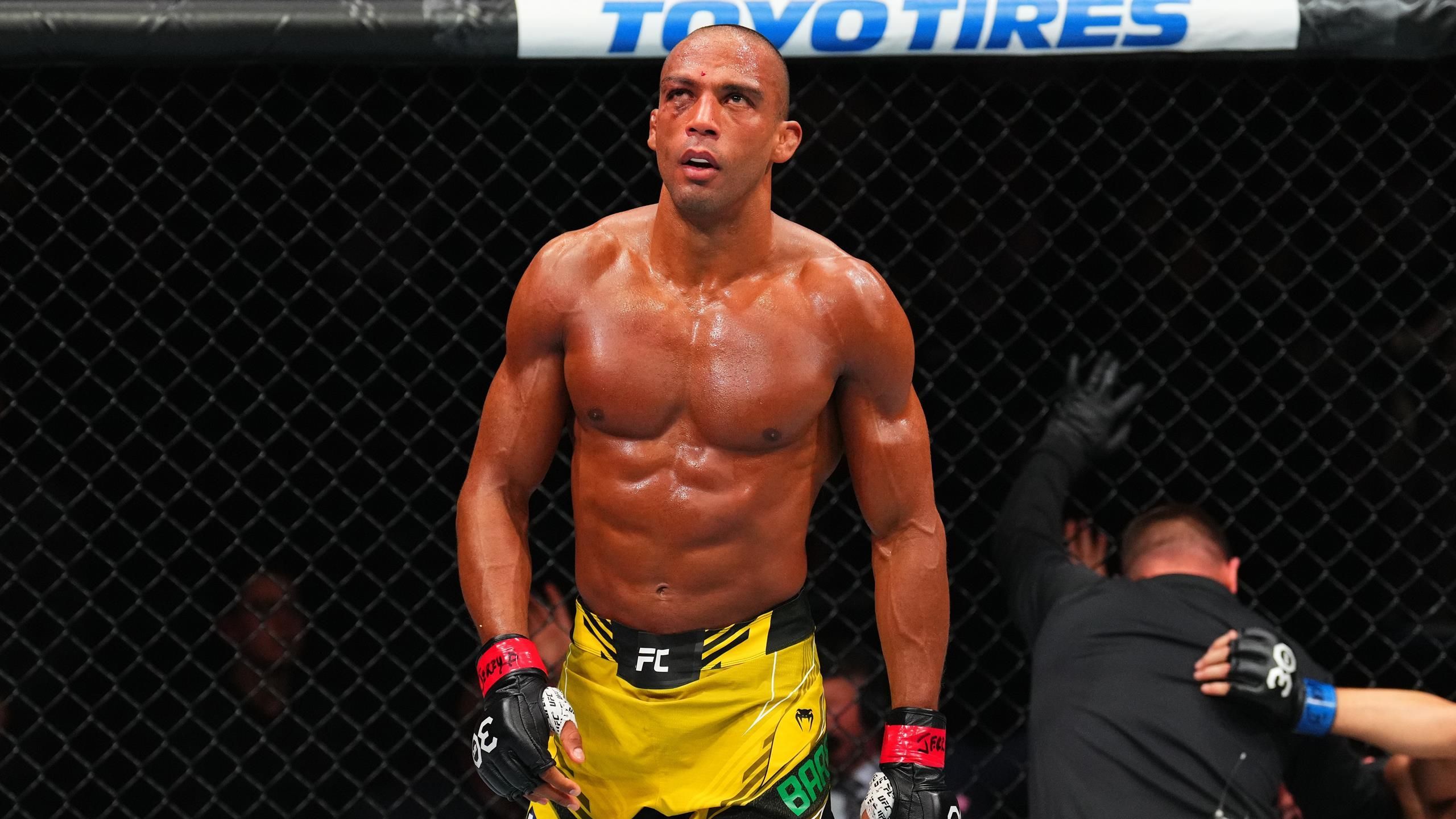 2560x1440 I train for war' Barboza relishing UFC bout v Sodiq Yusuff, says Terry Etim knockout 'changed my life'