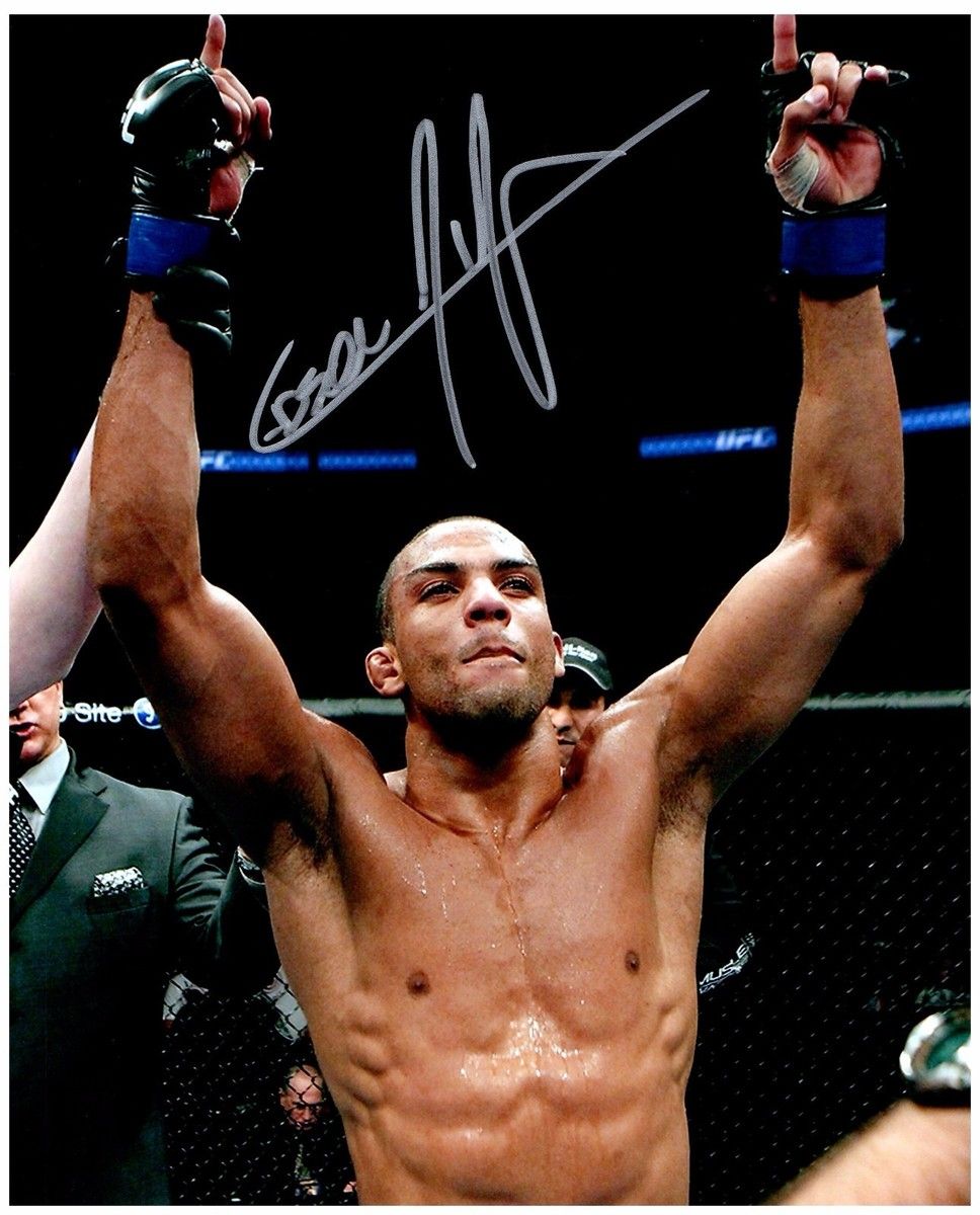 968x1200 EDSON BARBOZA Signed Autographed UFC MMA 8X10 PIC. B