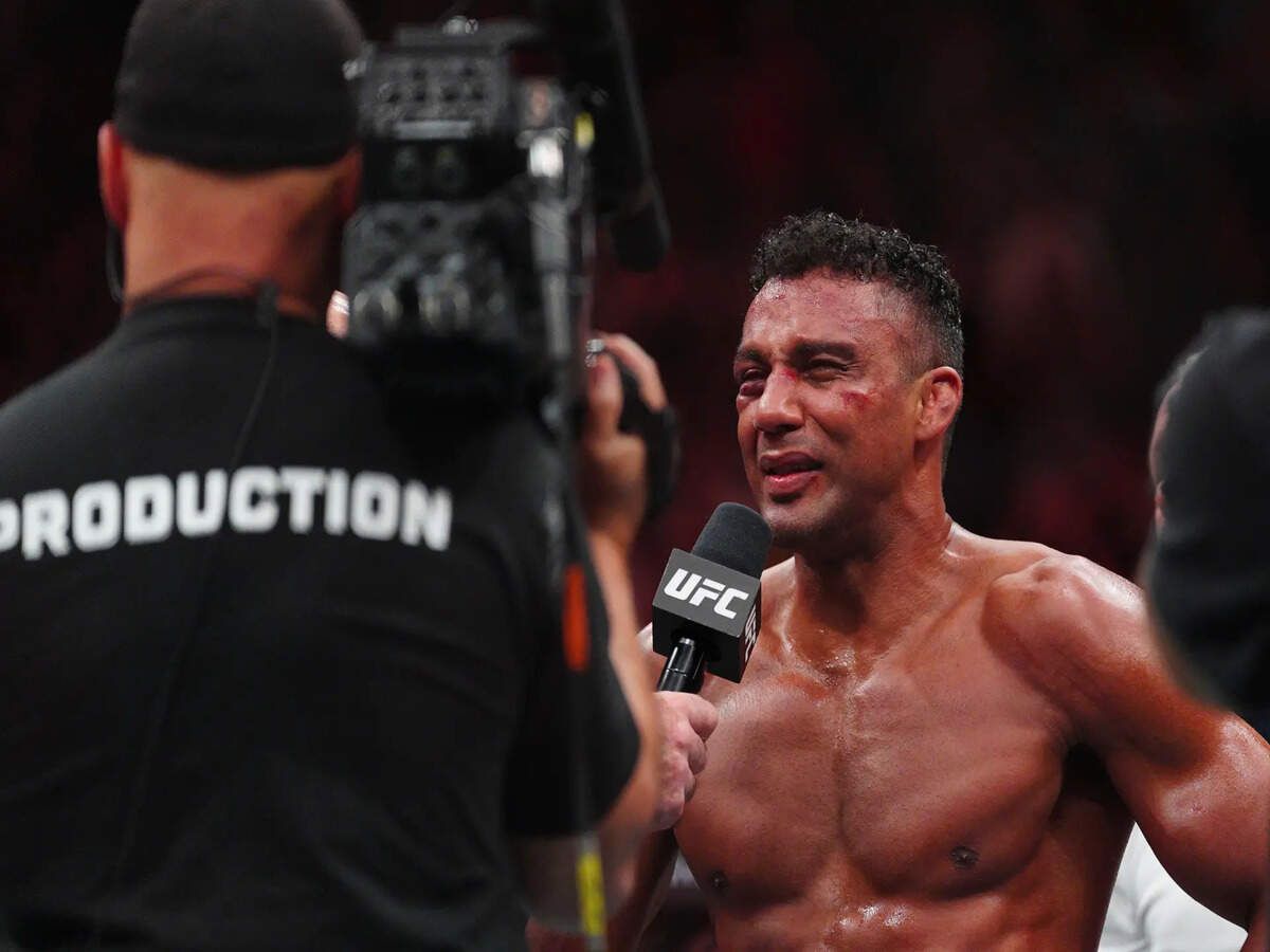 1200x900 Edson Barboza removes his gloves for the final time after UFC 330 loss, breaks down in tears while announcing retirement: Watch video Economic Times