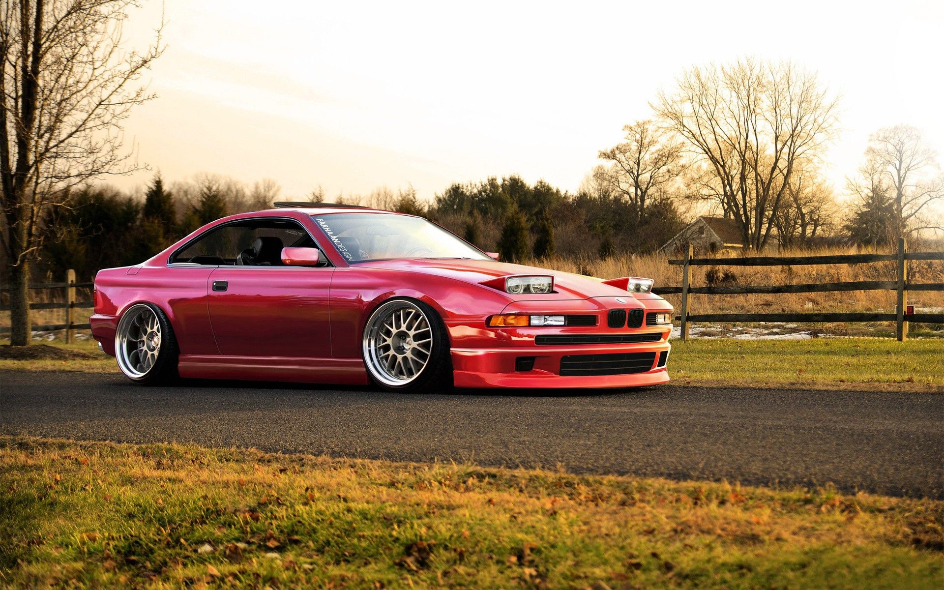 1920x1200 BMW 850 Csi E31 Red Car Wallpaper 00650