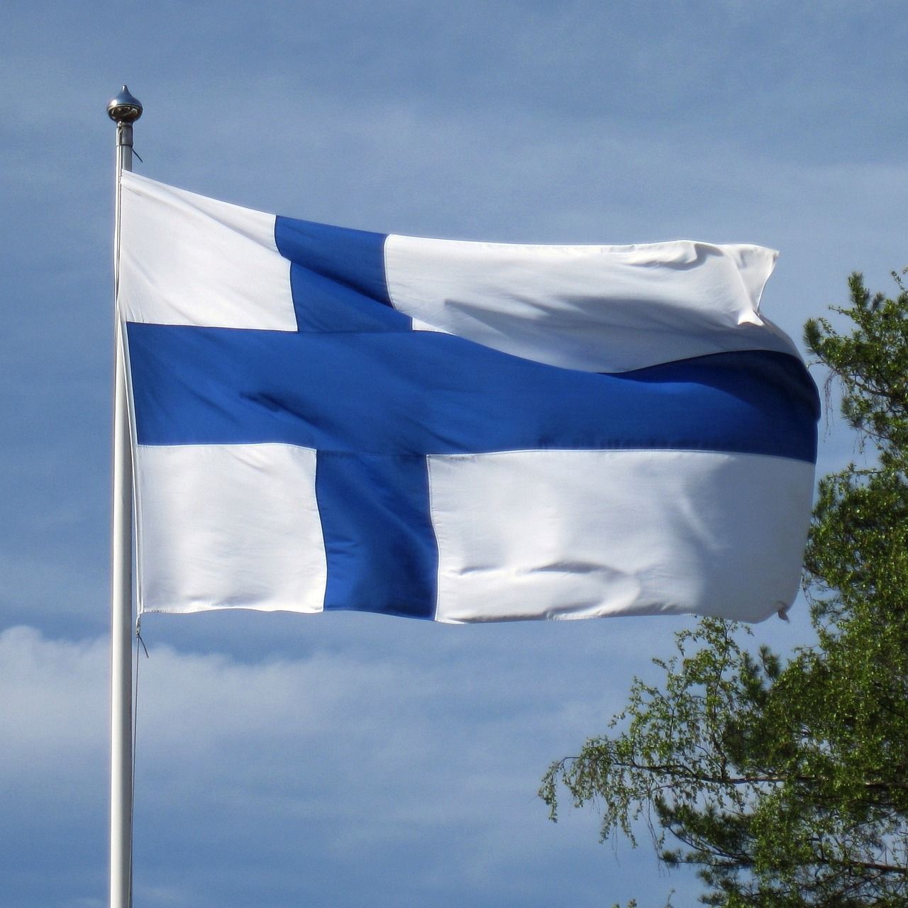 1280x1280 Free Finnish Flag & Finland Image