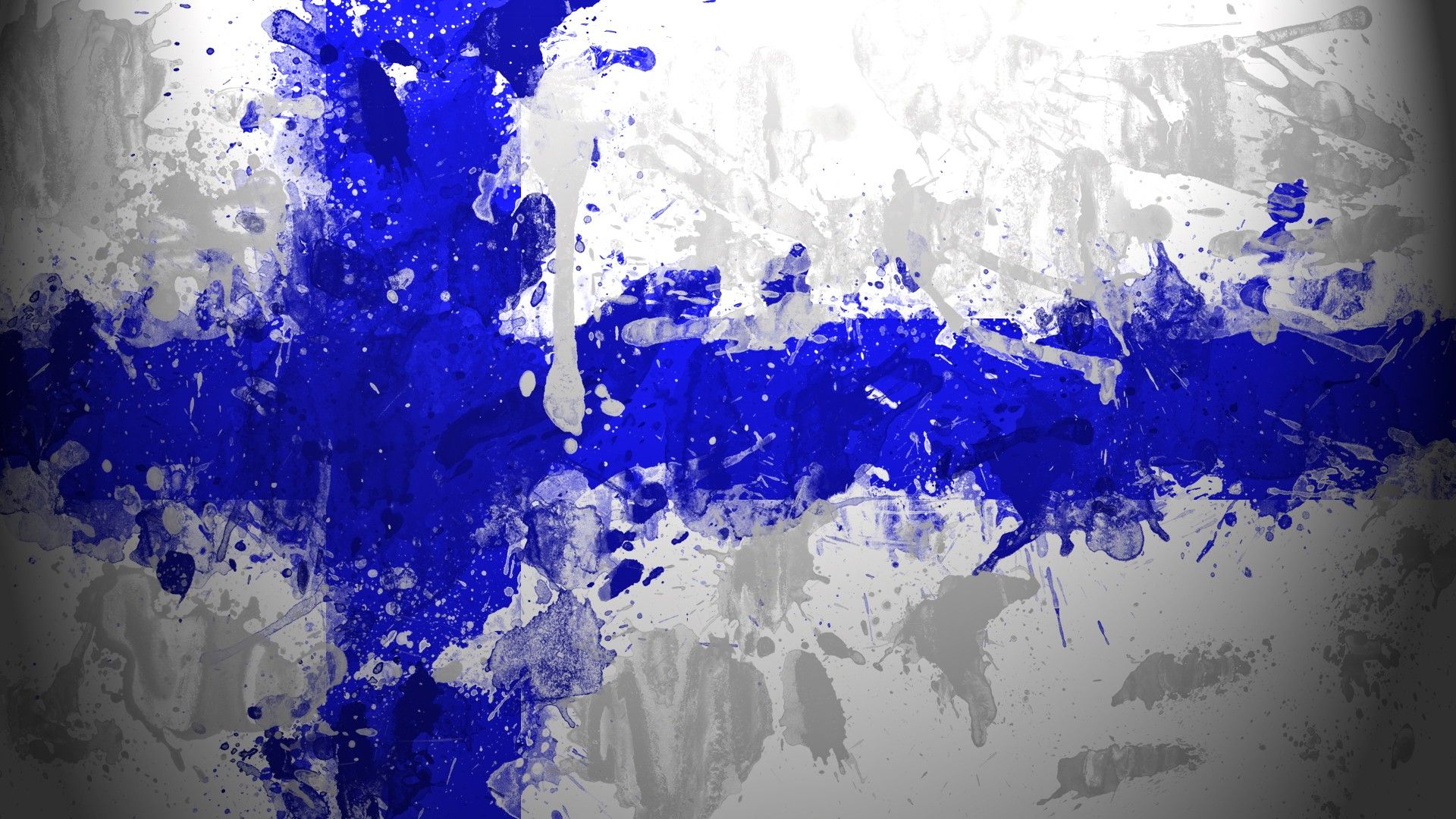 1920x1080 Suomi, Finland, Flag, Paint Splatter Wallpaper HD / Desktop and Mobile Background