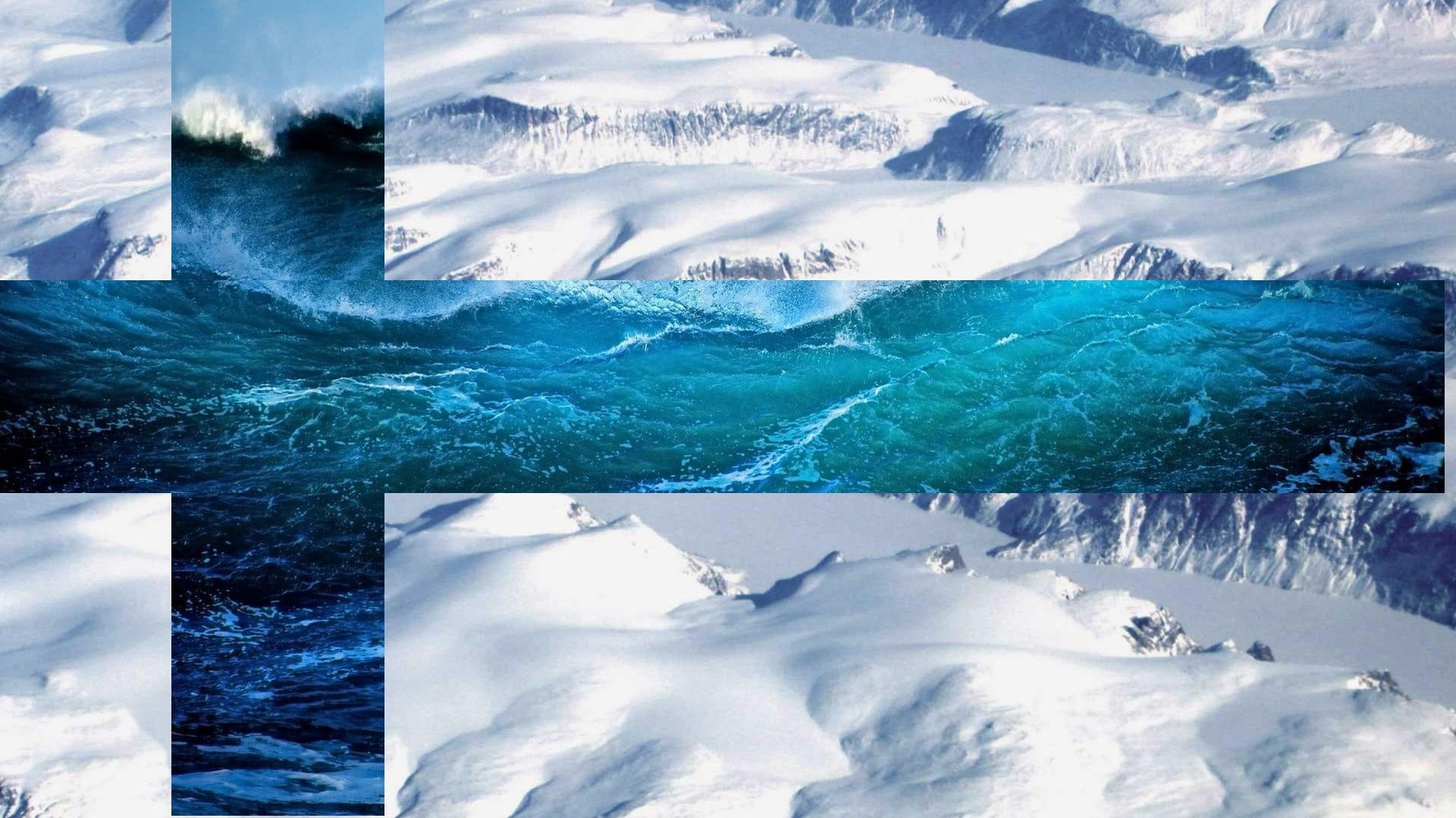 1920x1080 Snow covered mountains, water, snow, Finland, flag HD wallpaper