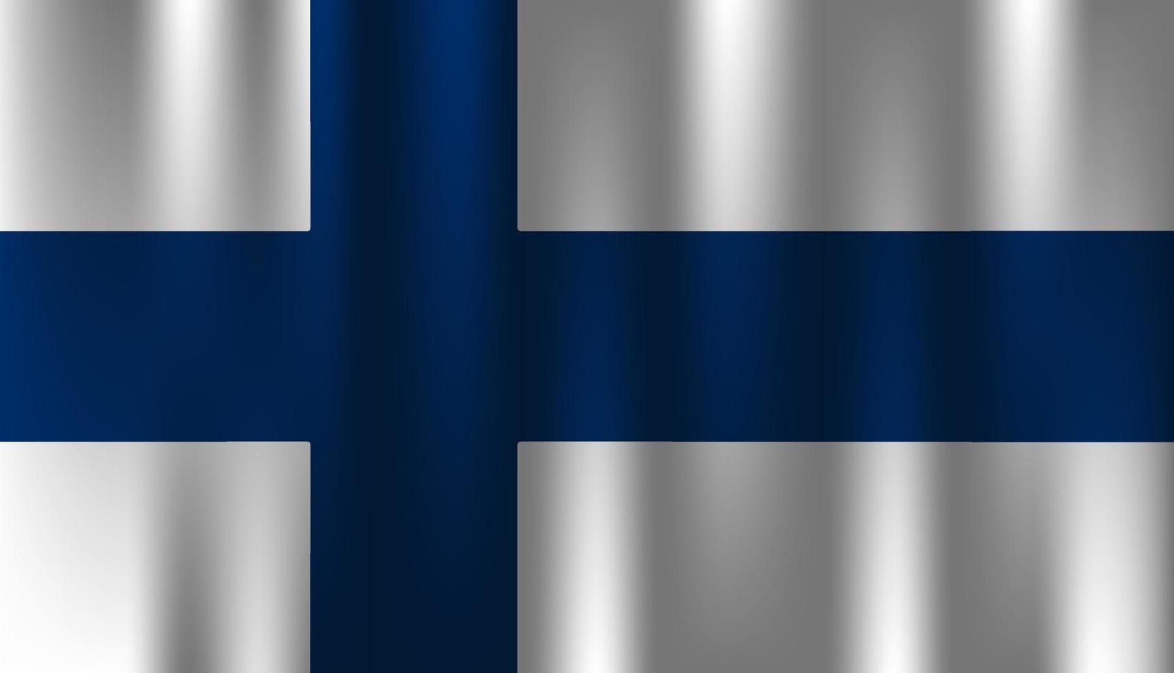 1709x980 flag of finland country nation symbol 3D textile satin effect background wallpaper vector