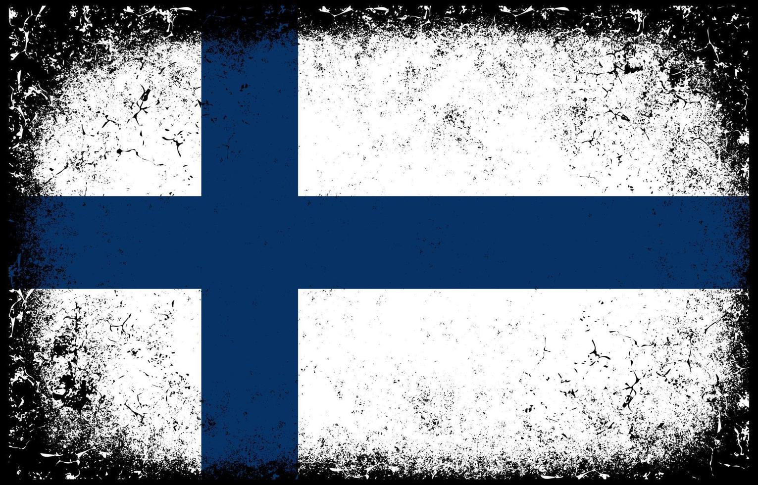 1531x980 old dirty grunge vintage finland national flag illustration