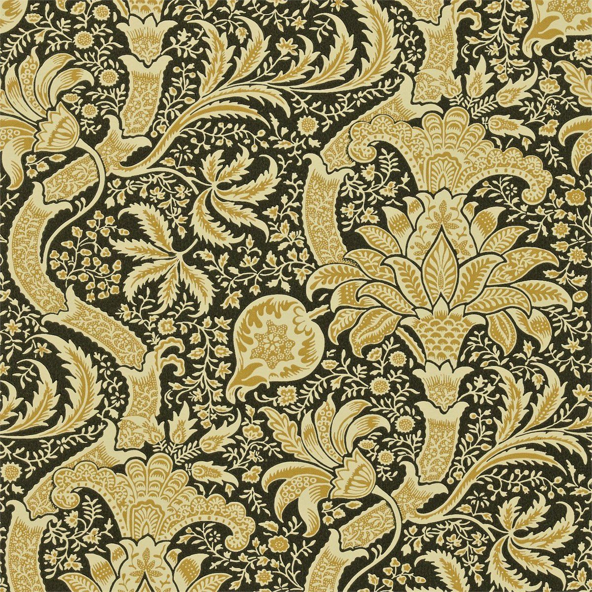 1200x1200 Dreaming of a dark forest of William Morris wallpaper today. #FridayFeeling #PreRaphaelite #Victorian #sciart thC