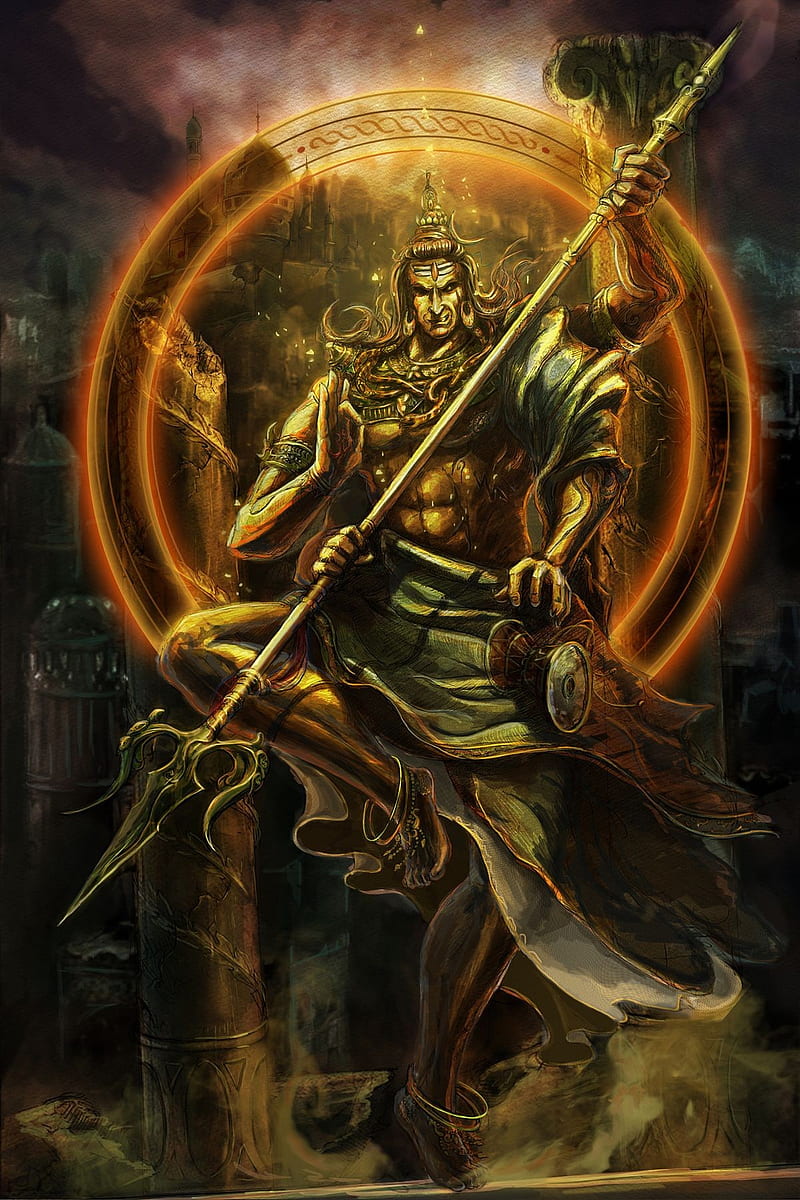 800x1200 Mahakal, angry, king, lord, mahadev, shiv, shiva, tandav, HD phone wallpaper