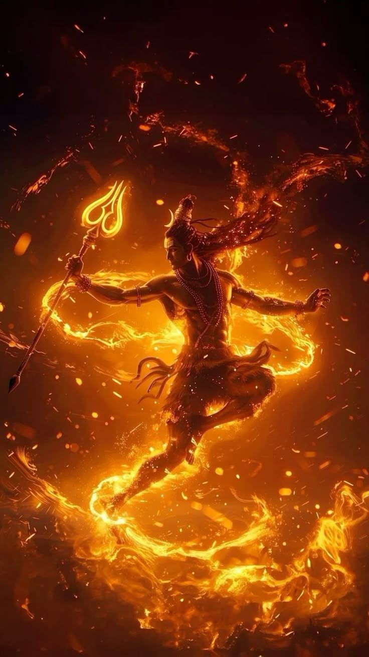 736x1308 Shiva tandav wallpaper