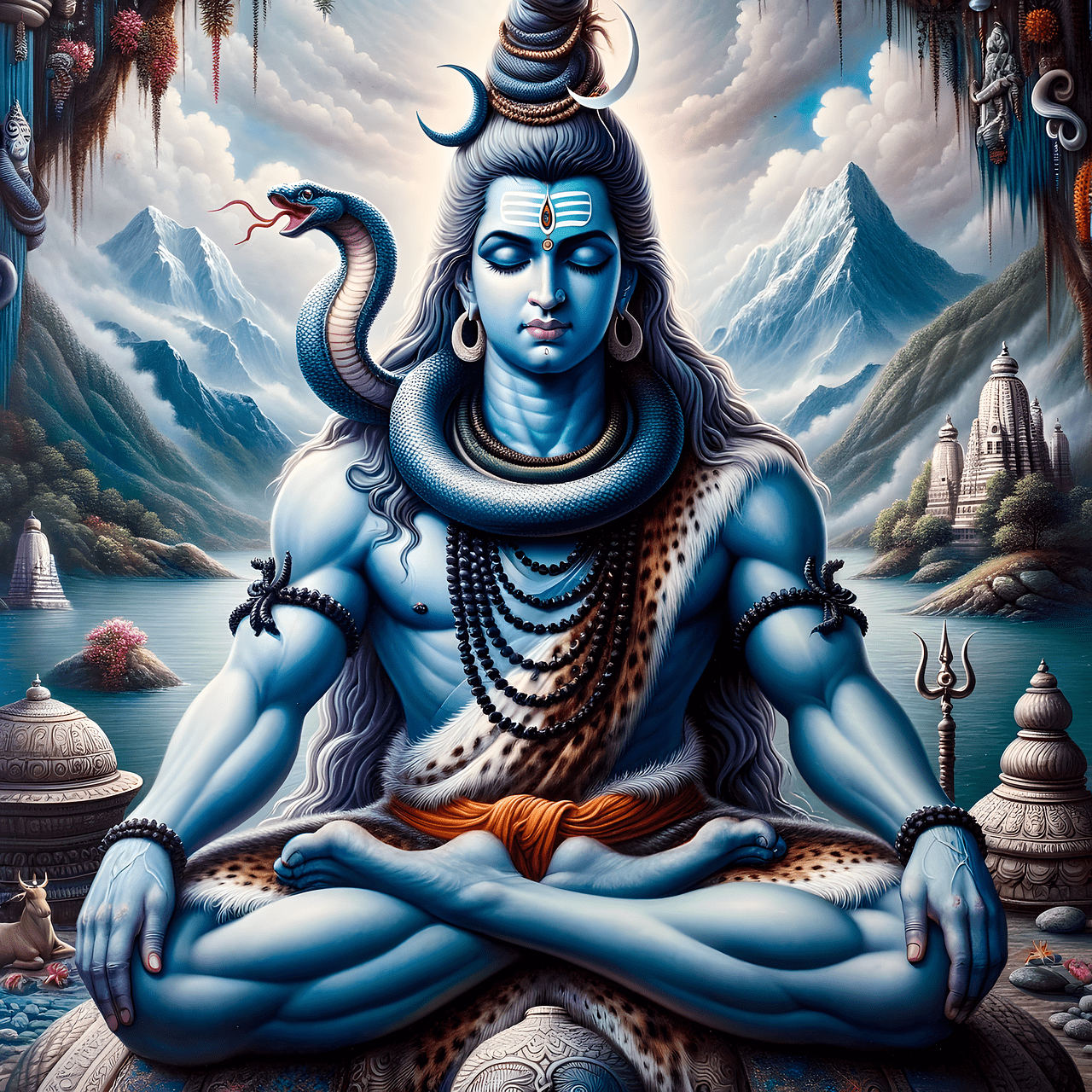 1280x1280 Explore Free Shiva Tandav Illustrations: Download Now