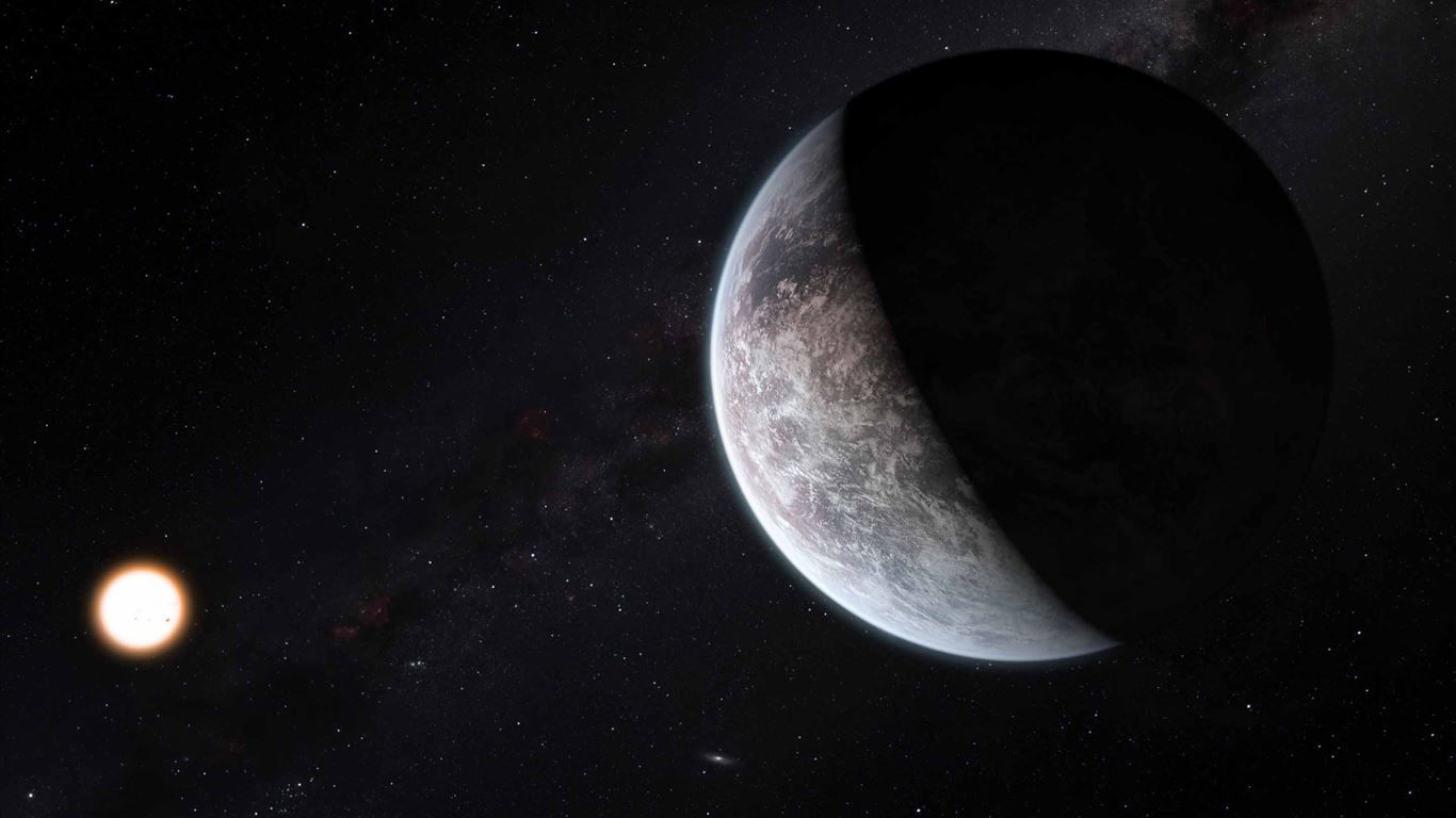 1366x768 Super Earth MacBook Air Wallpaper Download