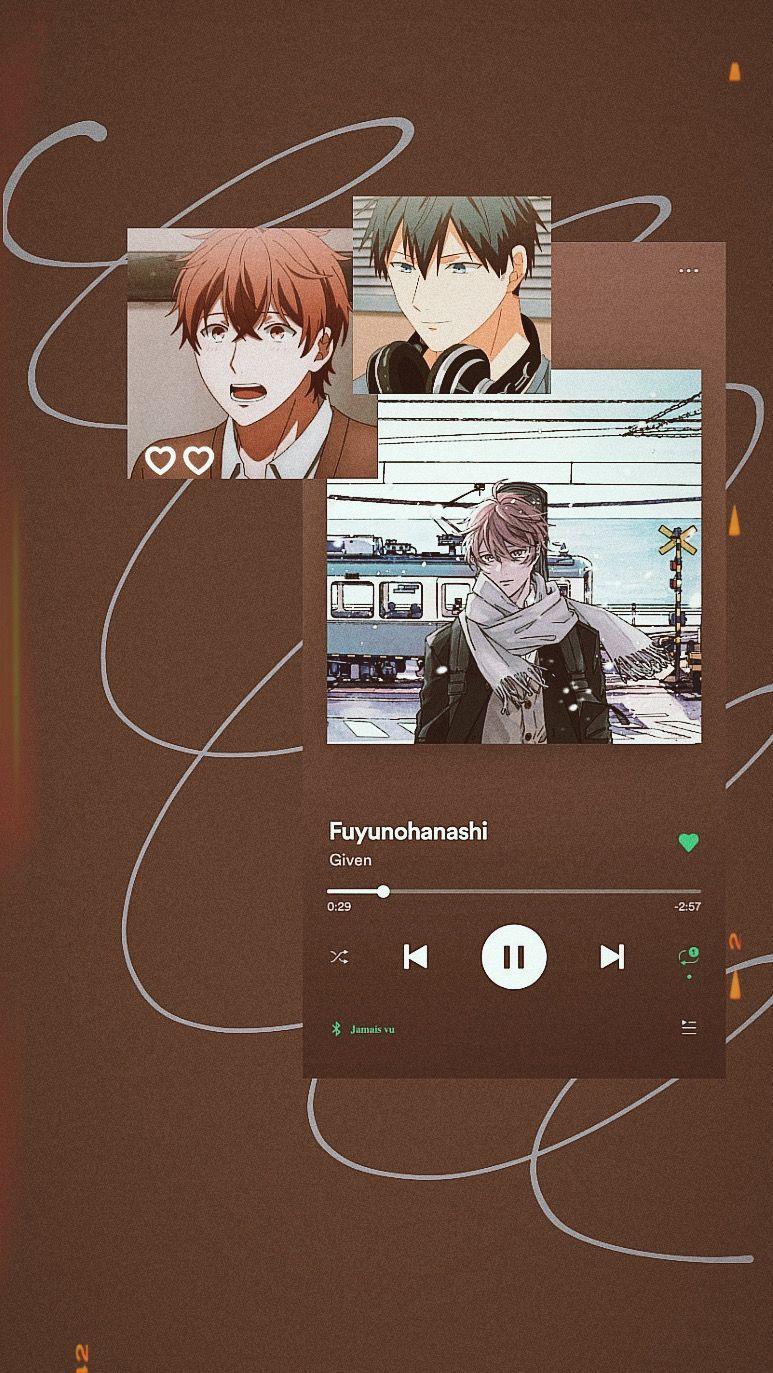 773x1373 Given wallpaper background fuyu no hanashi mafuyu uenoyama. Cute anime wallpaper, Anime wallpaper, Anime lock screen wallpaper