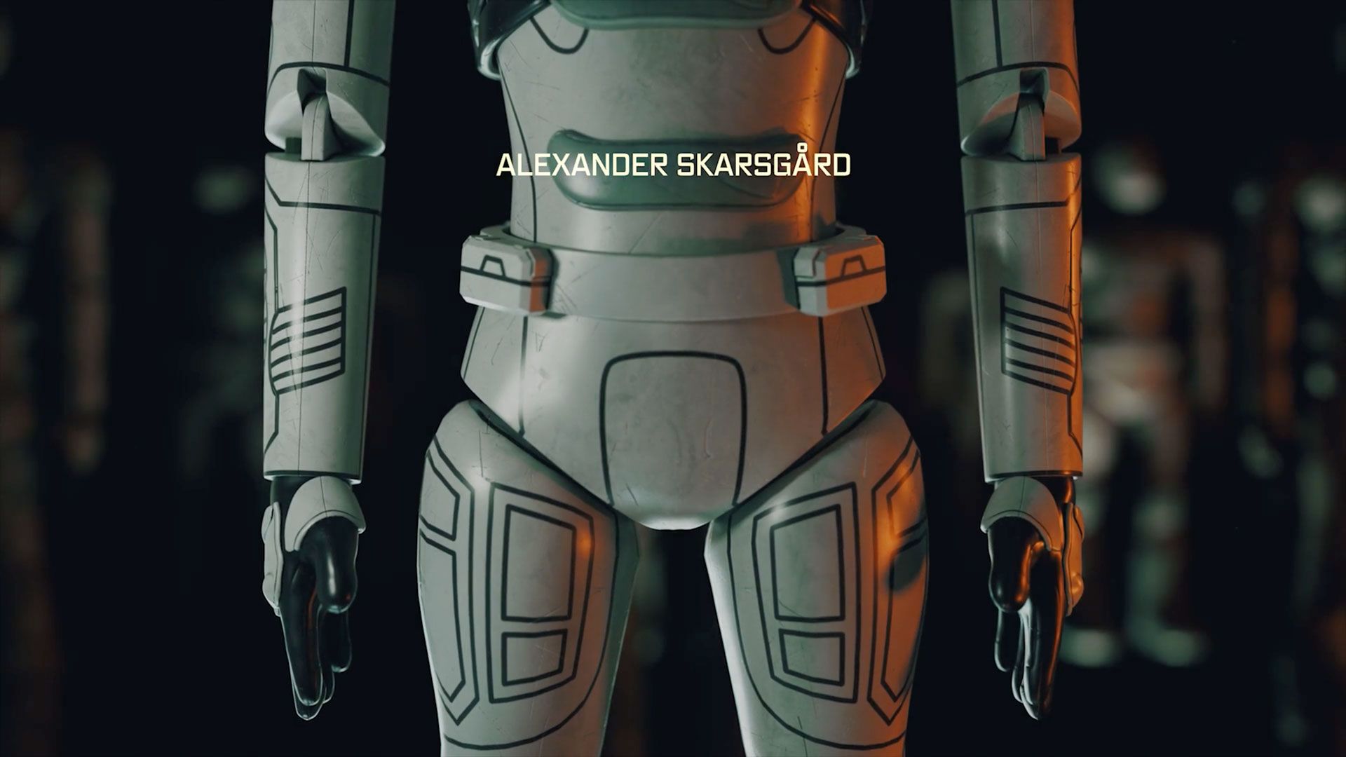1920x1080 Elastic and Rough Collie Toy With the Titles for Murderbot design : Motion design