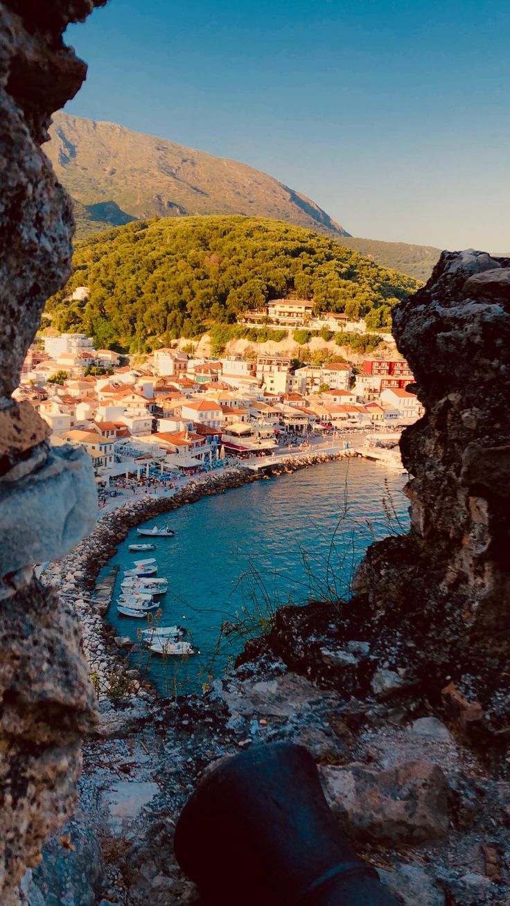 736x1308 View from the castle in Parga Greece