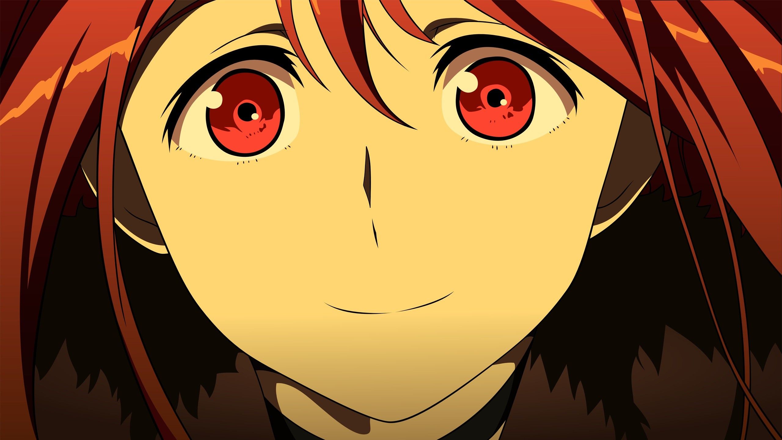 2560x1440 Download Red Eyes Anime Maoyuu Maou Yuusha HD Wallpaperx1440
