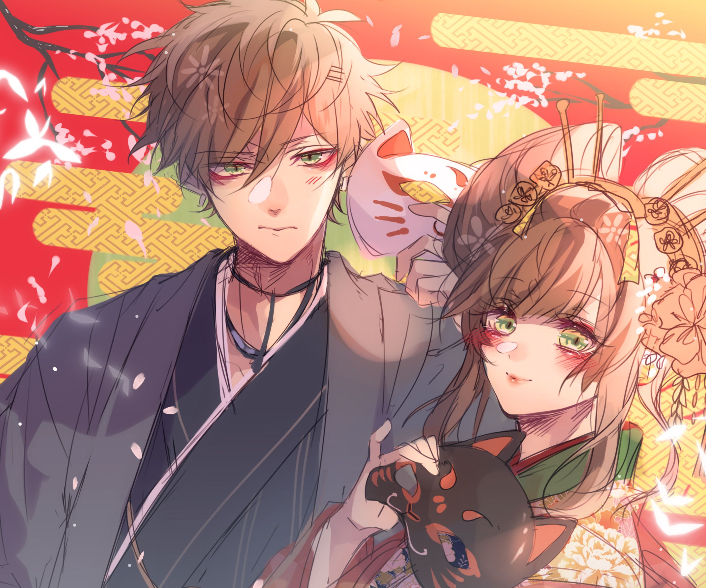 2950x2458 Desktop wallpaper: Hoshino Kazuki (Collar X Malice), Video Game, Collar X Malice, Hoshino Ichika 4K free download for PC. 1052409