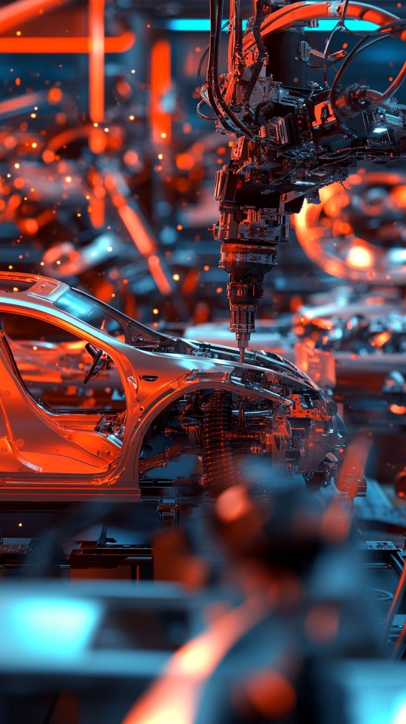 816x1456 Download Automotive Assembly Line Image, Assembly, Technology