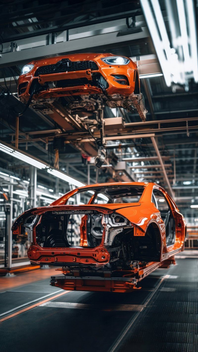 800x1422 Assembly Line Wallpaper