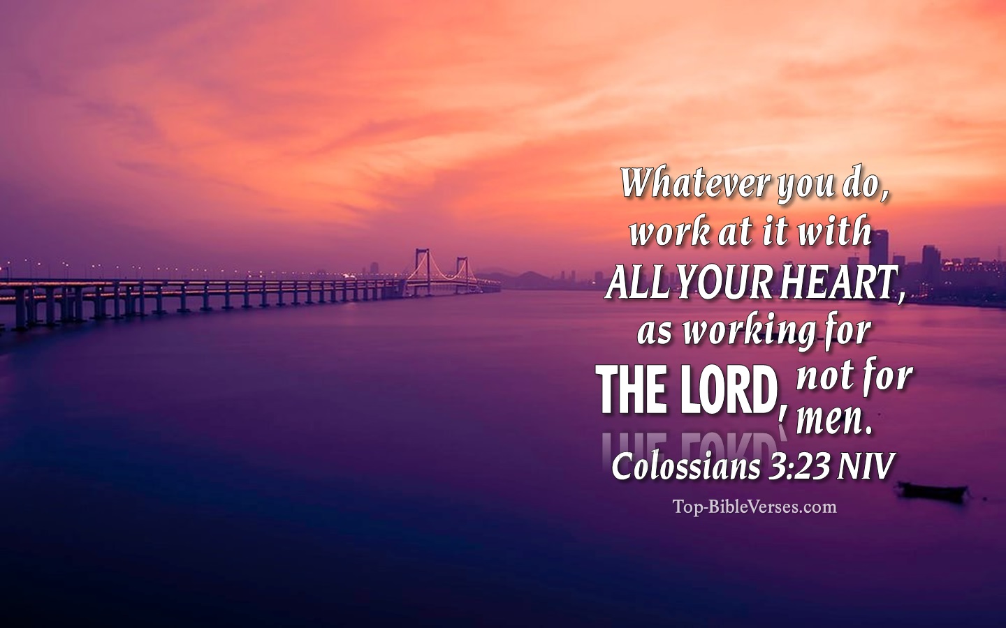 1440x900 Colossians 3:23 NIV Desktop Wallpaper
