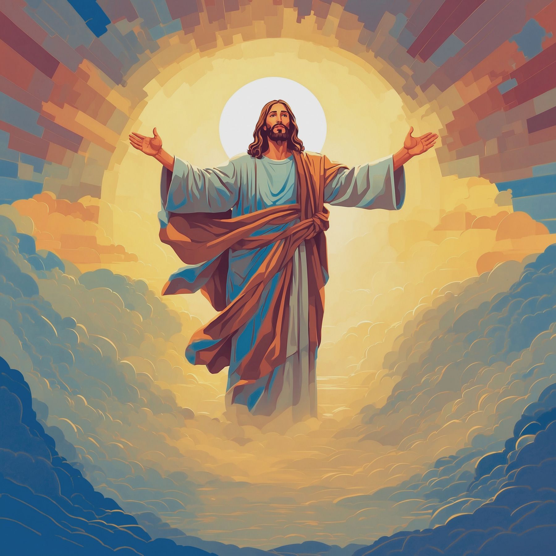 1800x1800 Picture Ascension of Jesus s38614