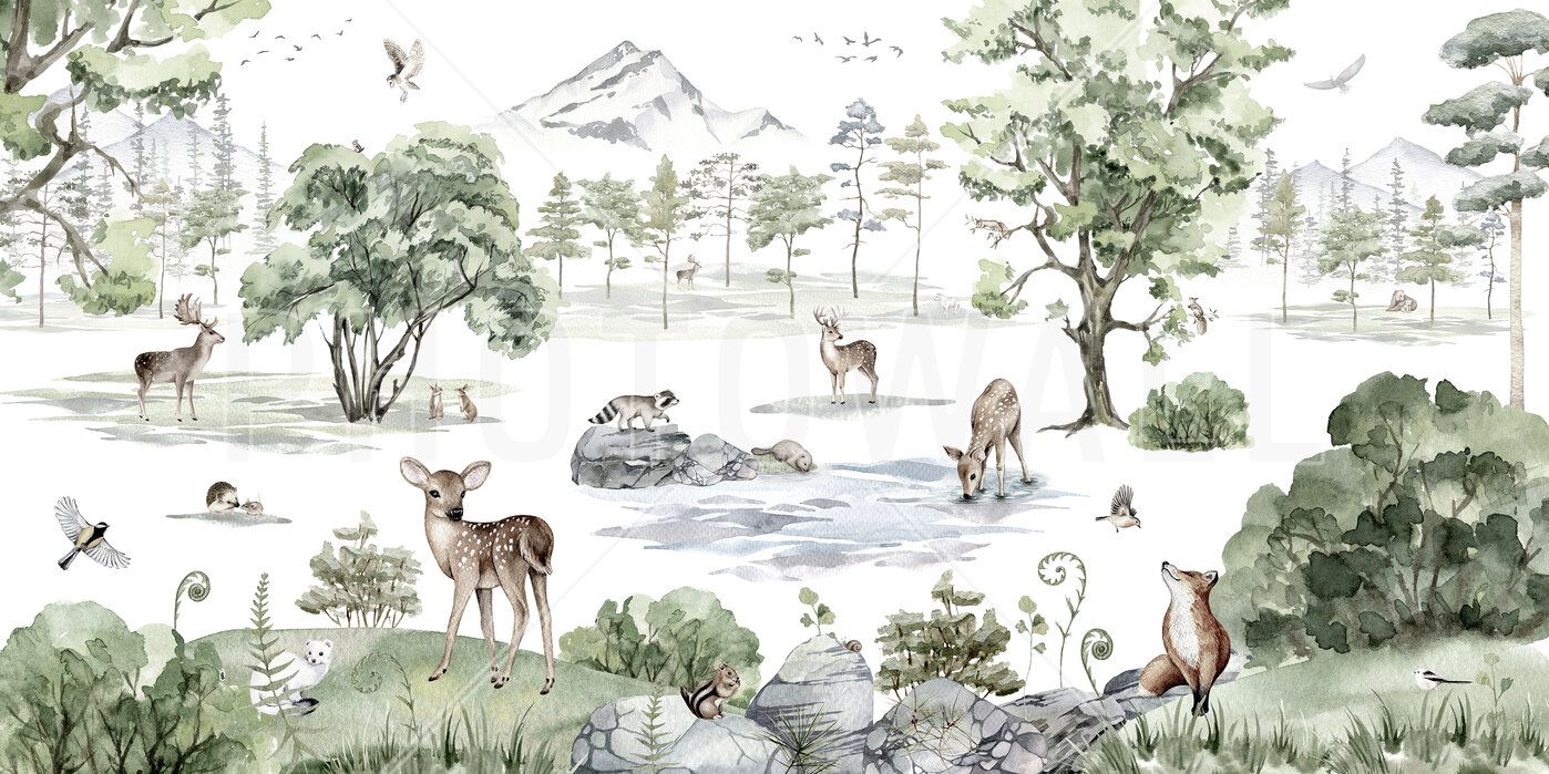 1398x699 Deer Forest