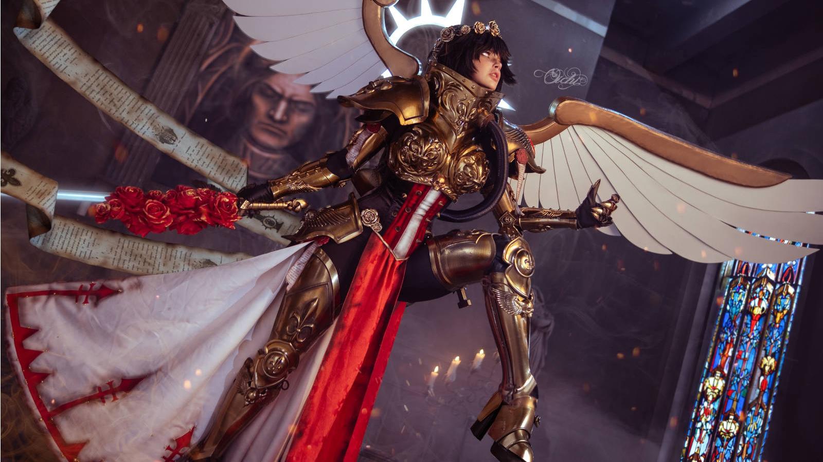 1600x900 Cosplayer Appears as Saint Celestine from Warhammer 000 of the Imperium
