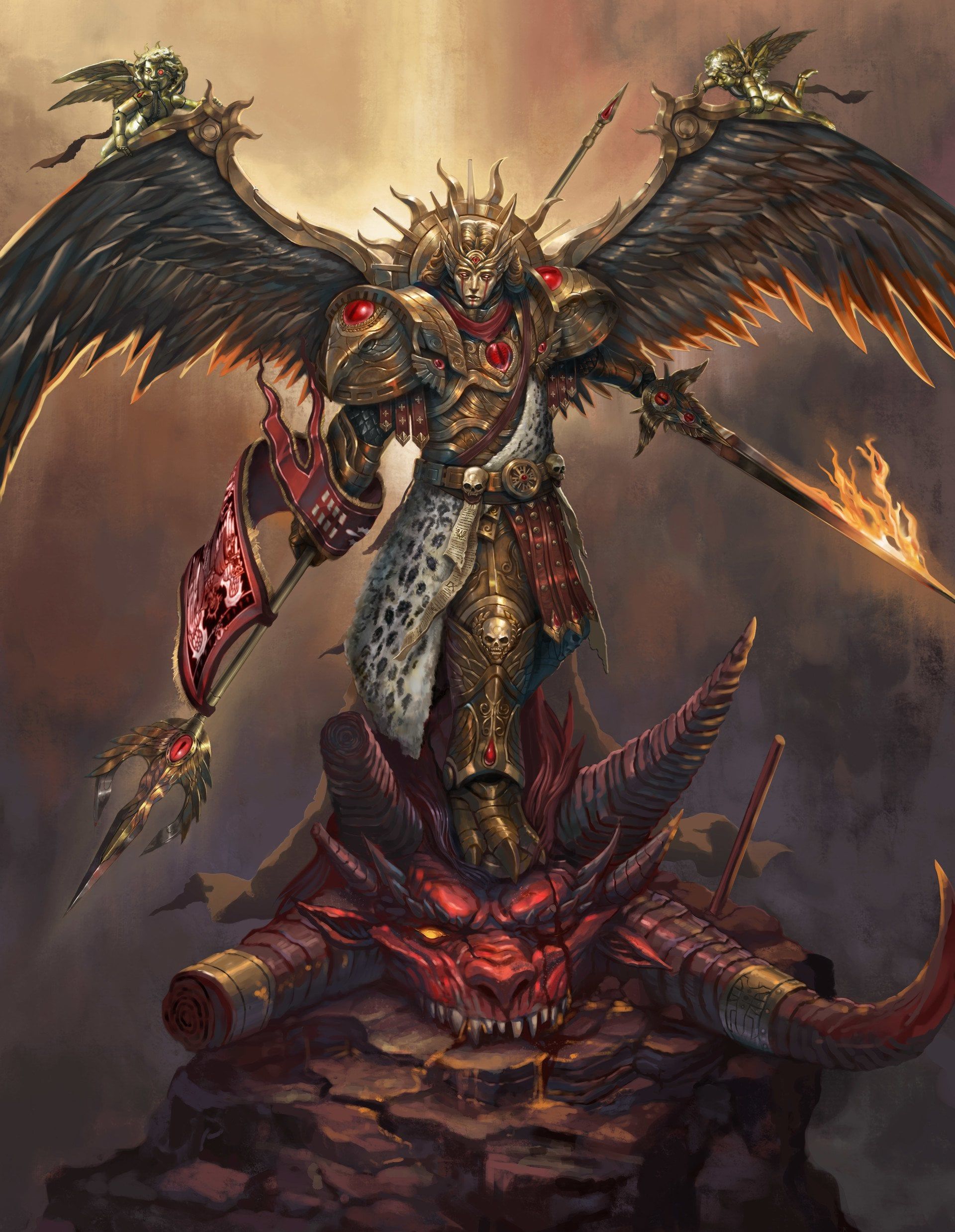 1920x2476 Kharn Sanguinor Saint Celestine Vs Colossus Midnighter Deathstroke