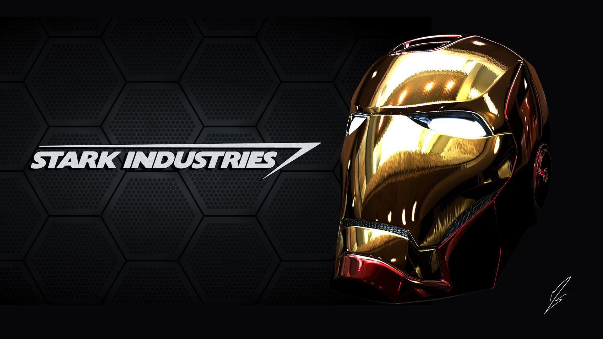 1920x1080 Stark Industries Logo Wallpaper