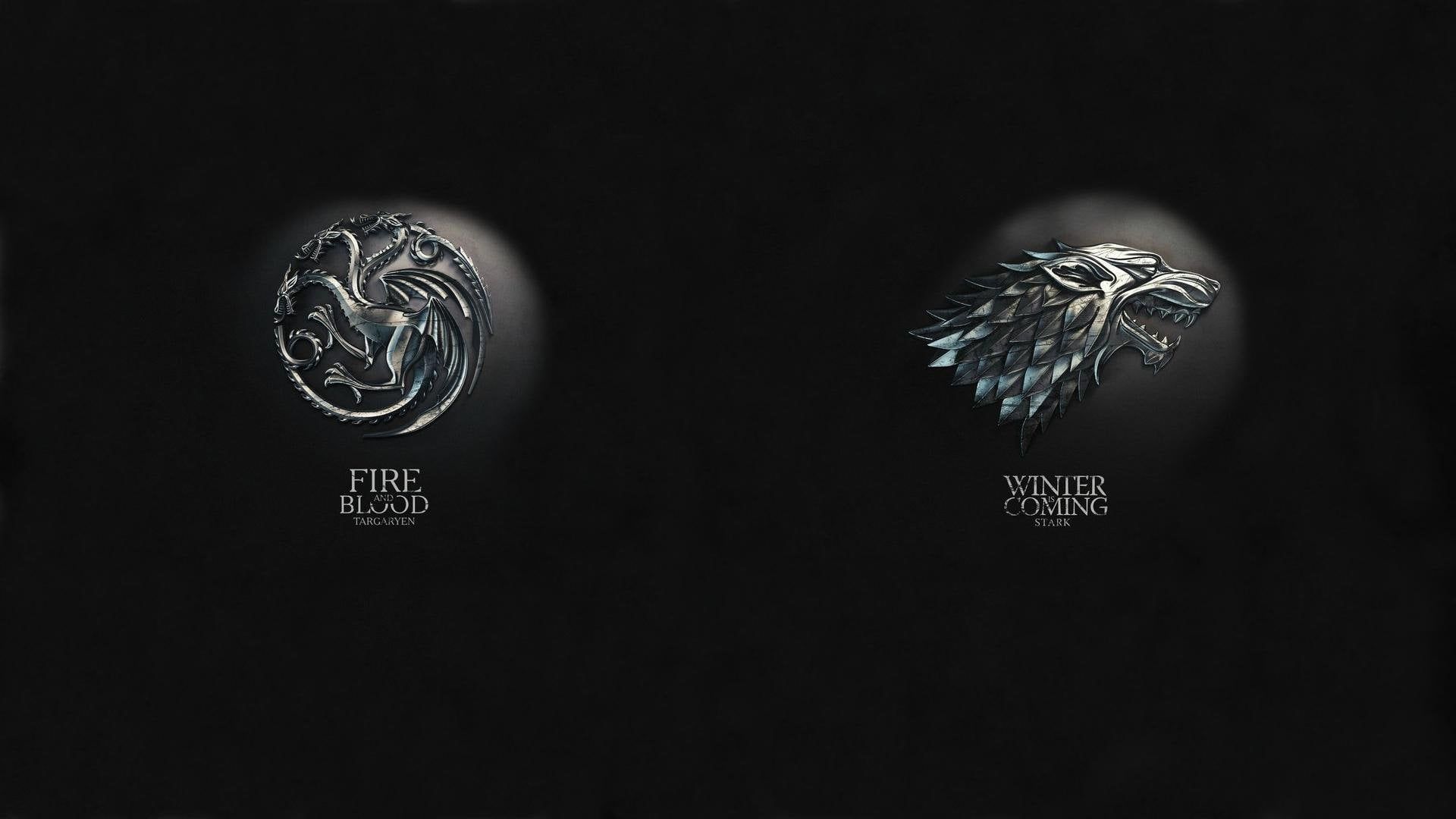 1920x1080 To anyone like me who loves both House Stark and House Targaryen equally, here's both of them mixed into one wallpaper