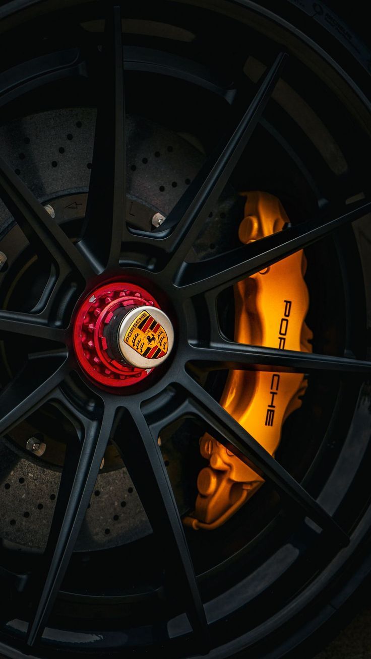 736x1308 Wallpaper porsche, wheel, disk, car, Cars 4K by redwhite. Download wallpaper porsche, wheel, disk, car for free