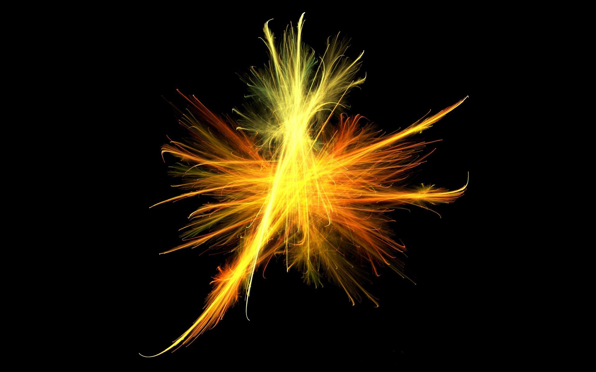 1920x1200 Radiant Abstract Black