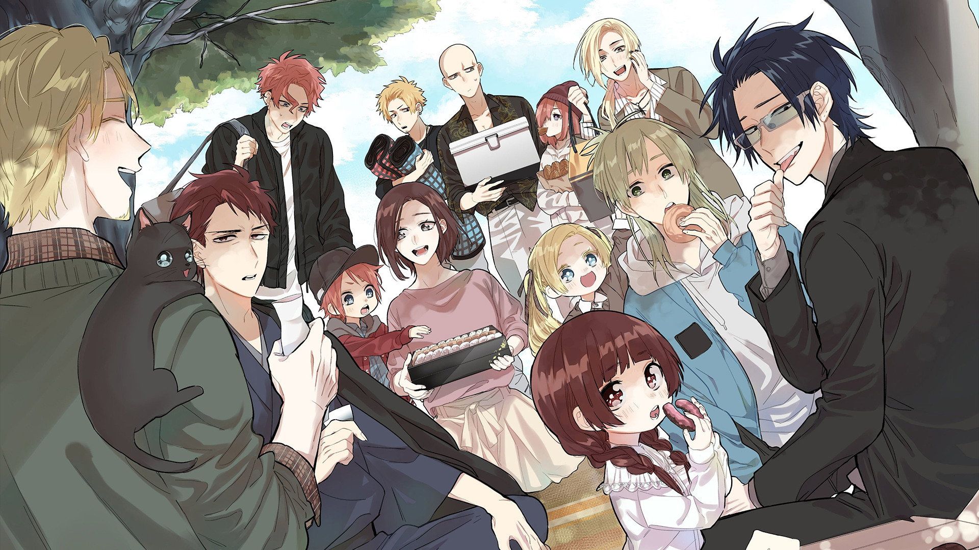 1920x1080 Kumichou Musume To Sewagakari (TV Series 2022 2022)ágenes De Fondo