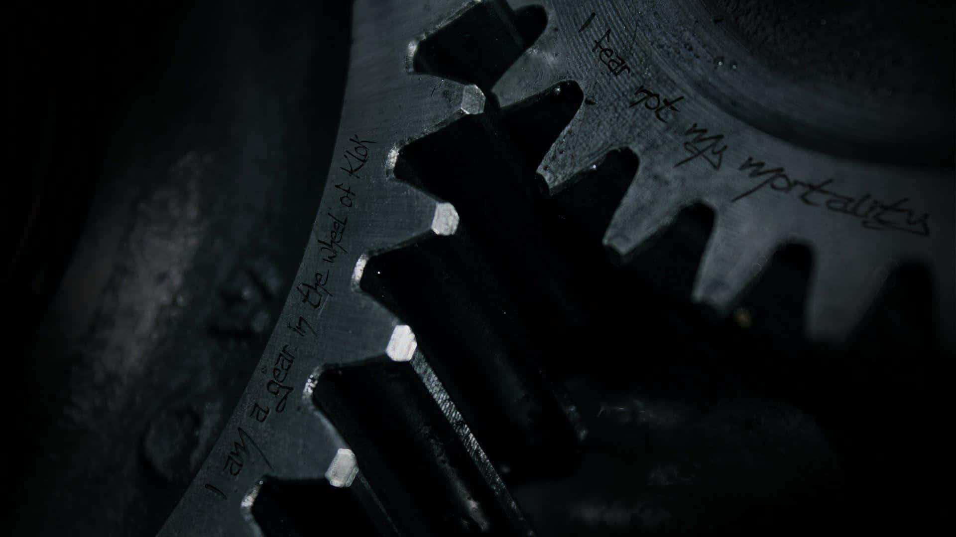 1920x1080 Download Dark Mechanical Gears Closeup Wallpaper