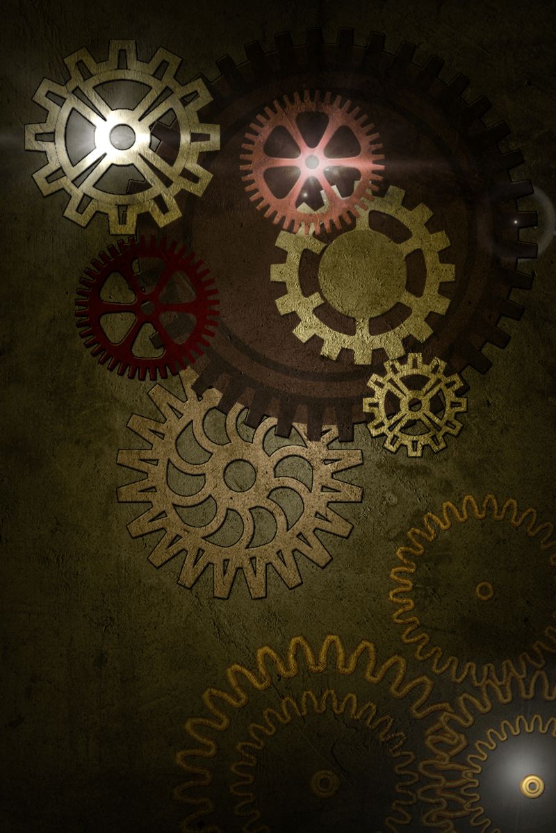 800x1199 Simple Black Mechanical Gear Background Background. PSD Free Download