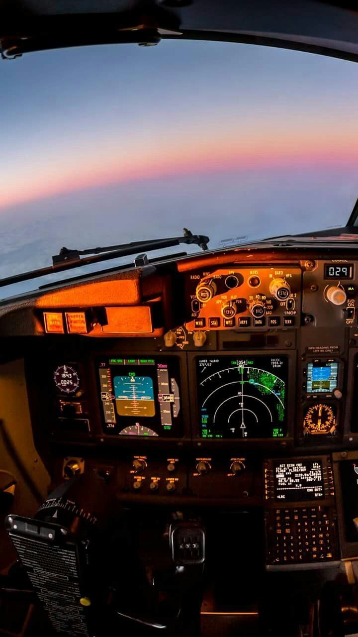 720x1280 Cockpit View at Sunset. Vorig leven, Natuurfotografie, Vliegen