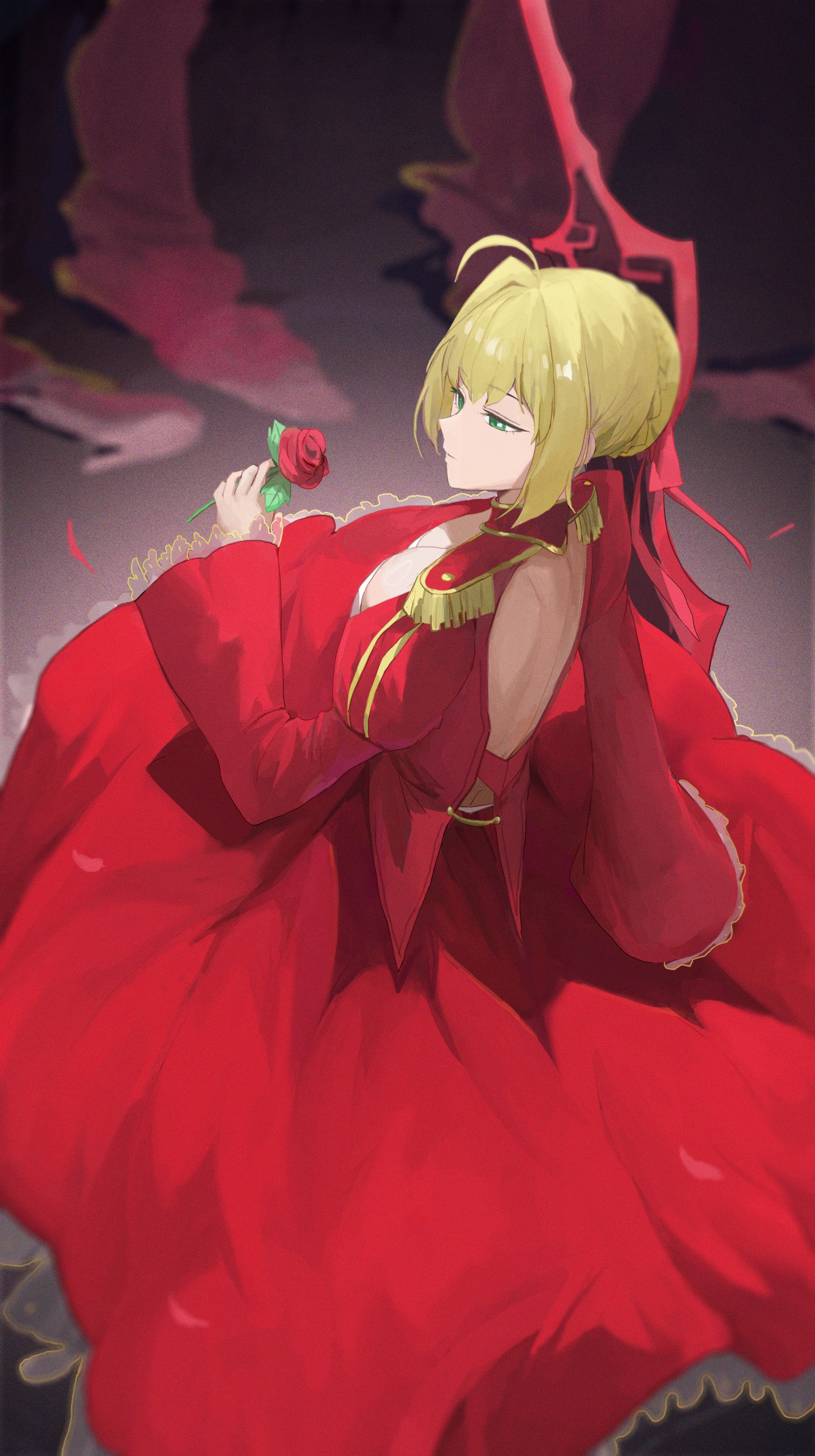 2000x3572 Saber (Fate EXTRA), Mobile Wallpaper Anime Image Board