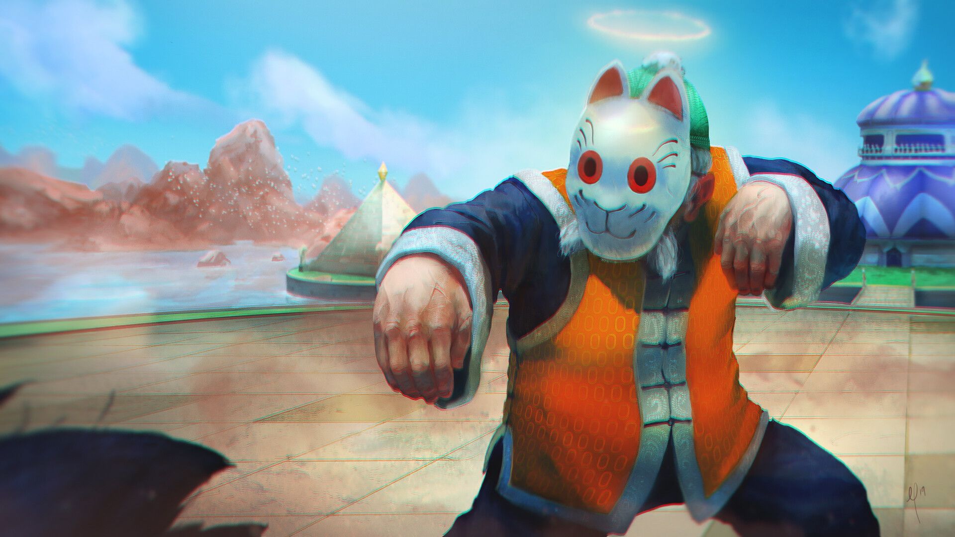 1920x1080 Grandpa Gohan Dragon Ball HD Wallpaper