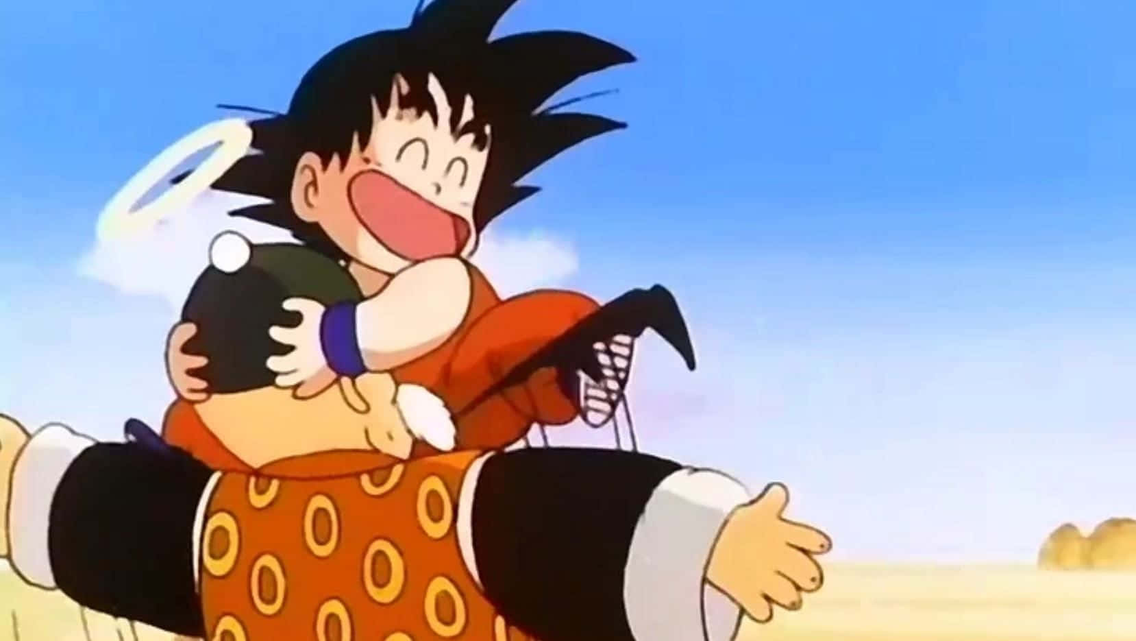 1658x935 Descargar GrandpaGohan con Goku y Gohan Fondos de pantalla
