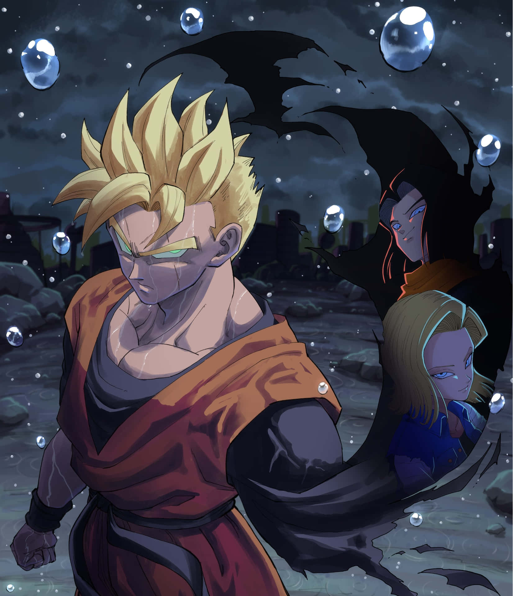 1652x1920 Download Future_ Gohan_and_ Androids_ Artwork Wallpaper