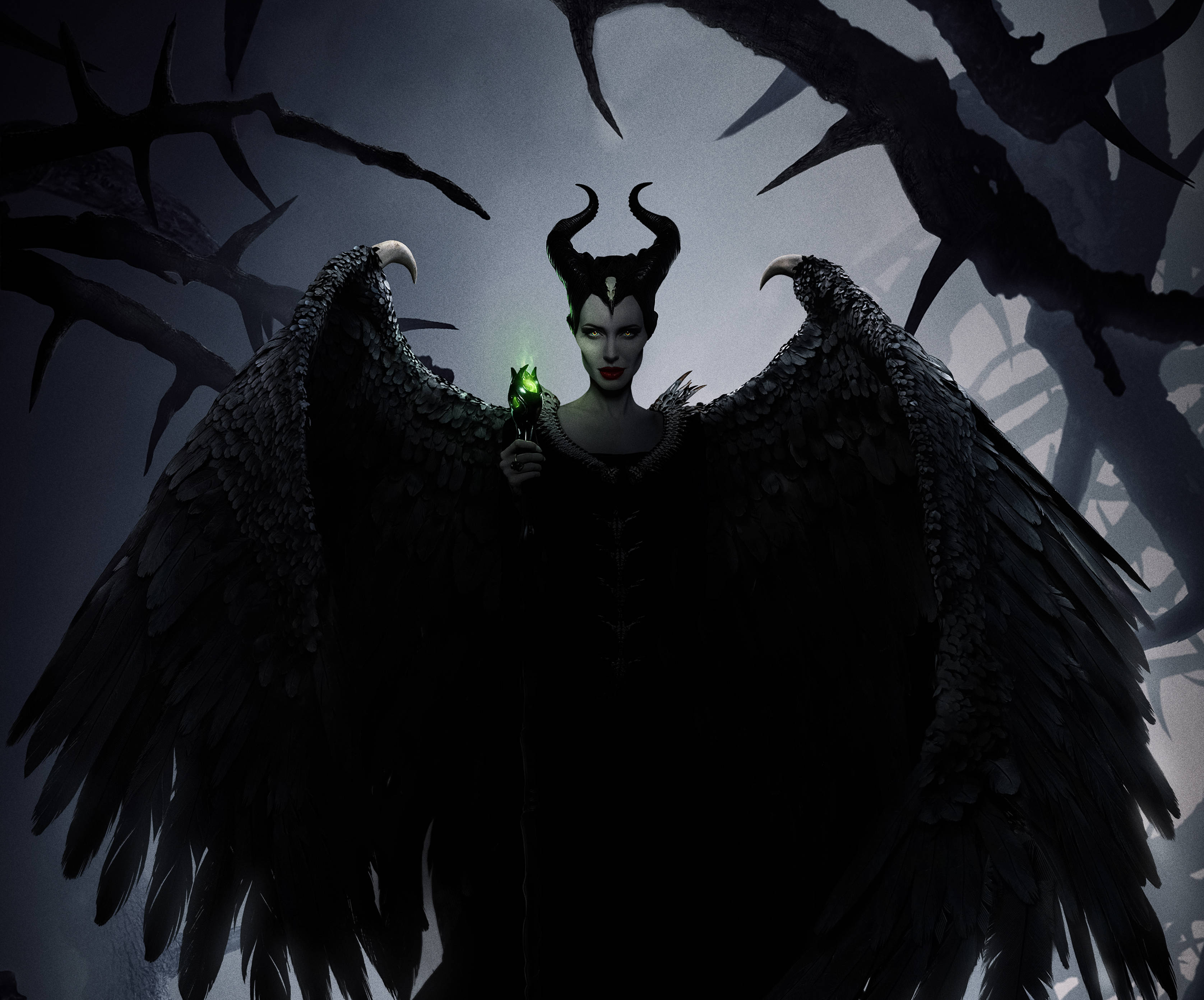3352x2783 Download Scary Fairy Maleficent Wallpaper