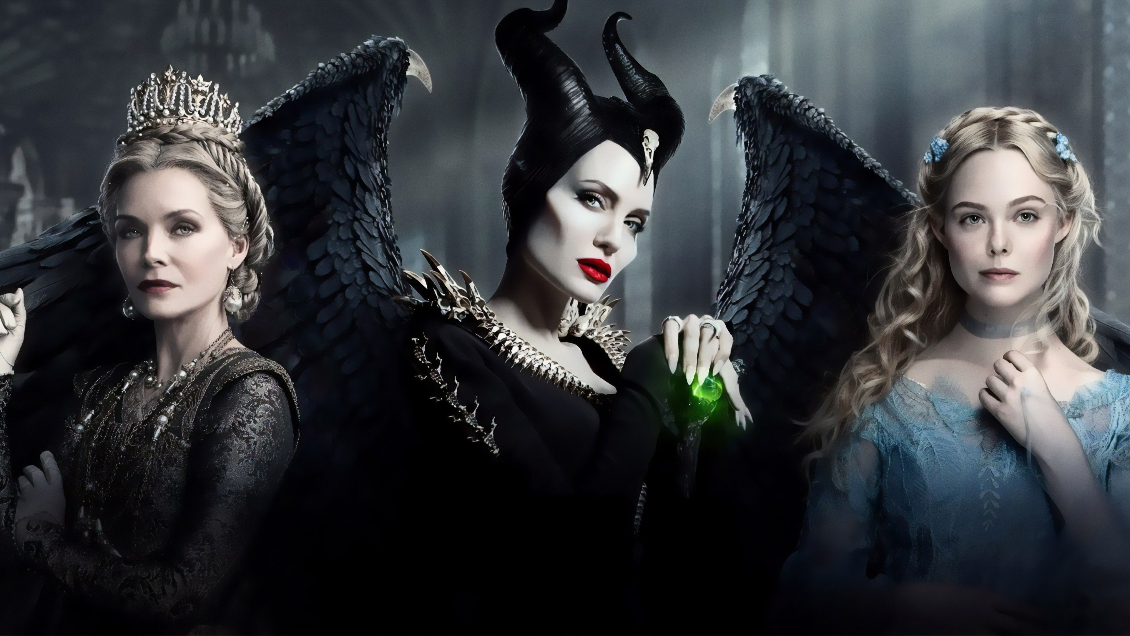 3840x2160 Angelina Jolie (Maleficent) Wallpaper