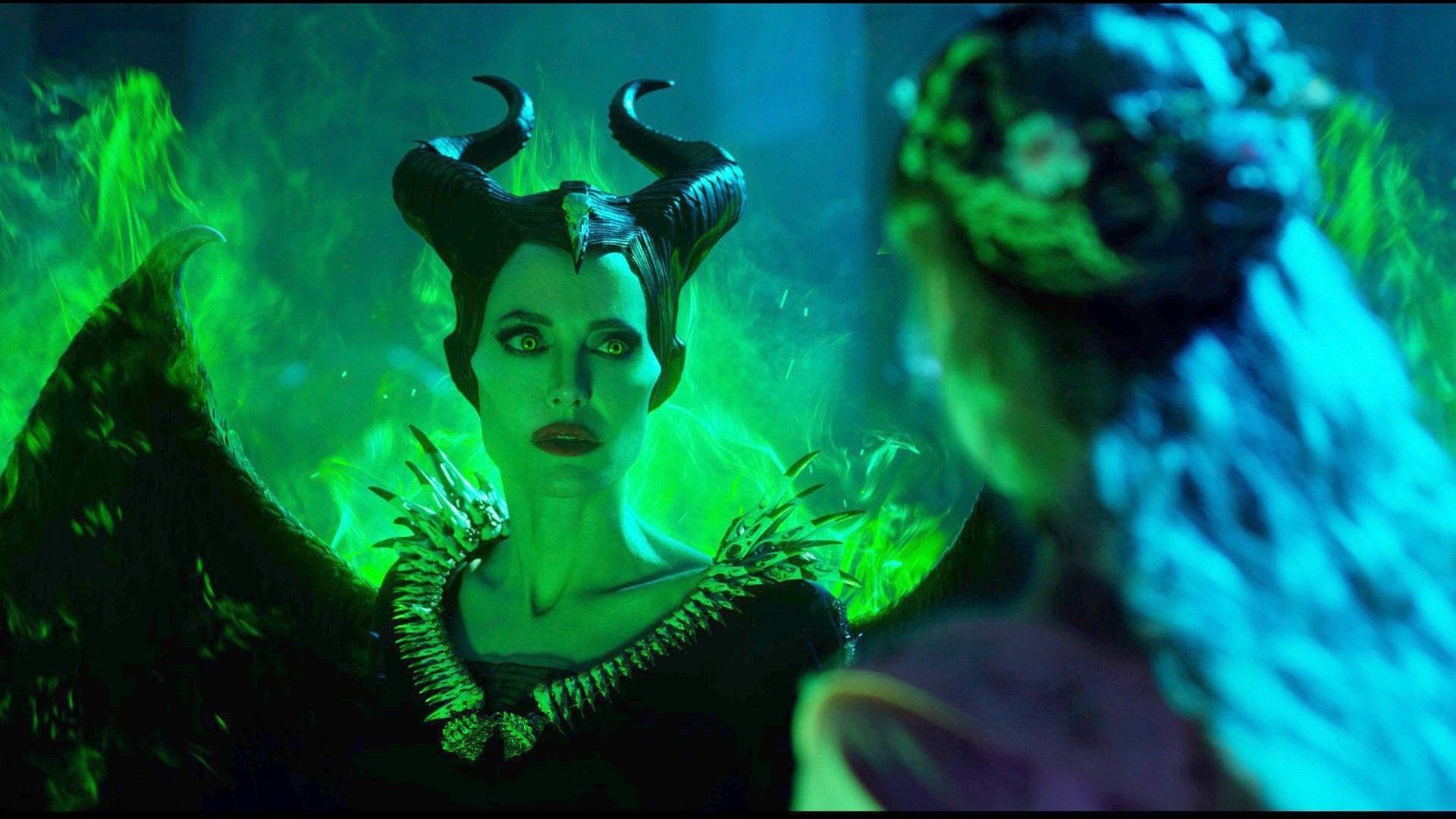 1920x1080 The horns of a dilemma. and wings and talons in 'Maleficent: Mistress of Evil' 5 Evening