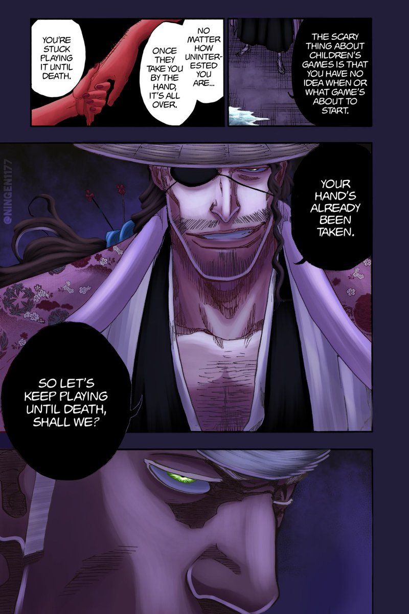 800x1200 Kyoraku, Lille Barro (BLEACH ch. 645) #BLEACH