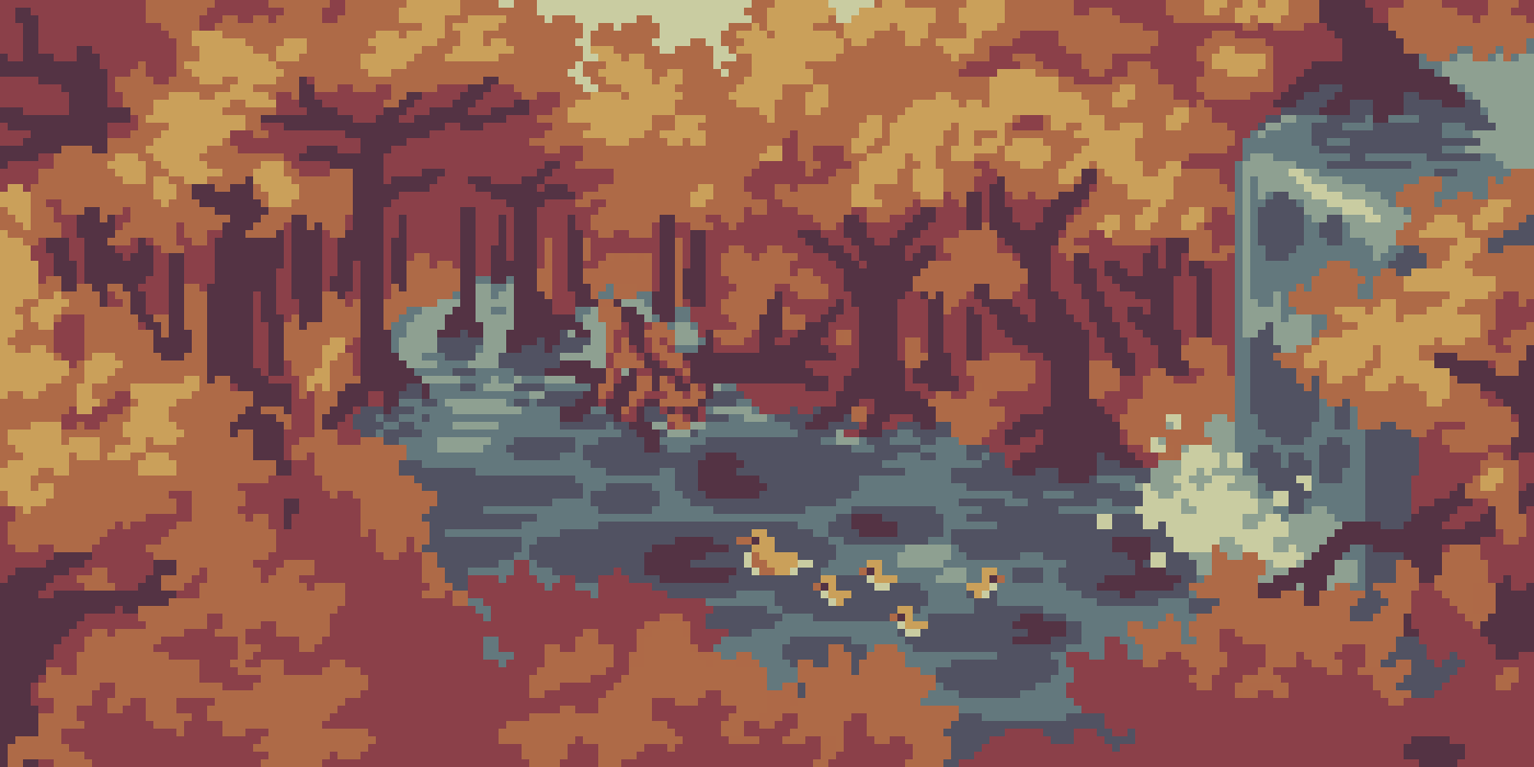 1400x700 Pixilart water fall